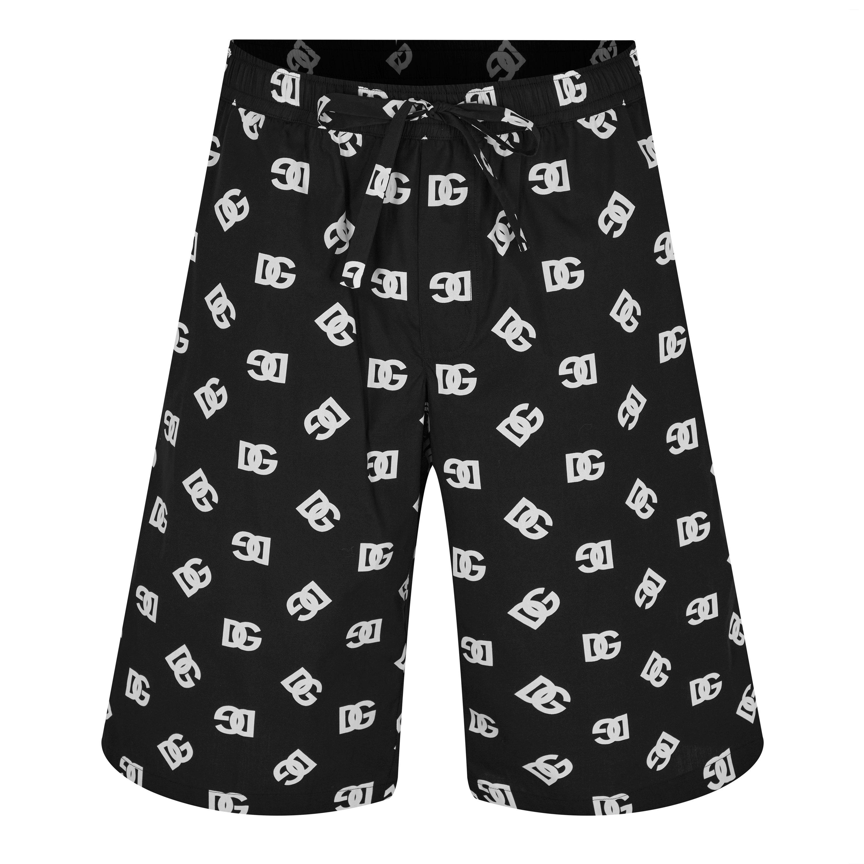 Black HNVAA - Dolce and Gabbana - Dg Logo Shorts - 5