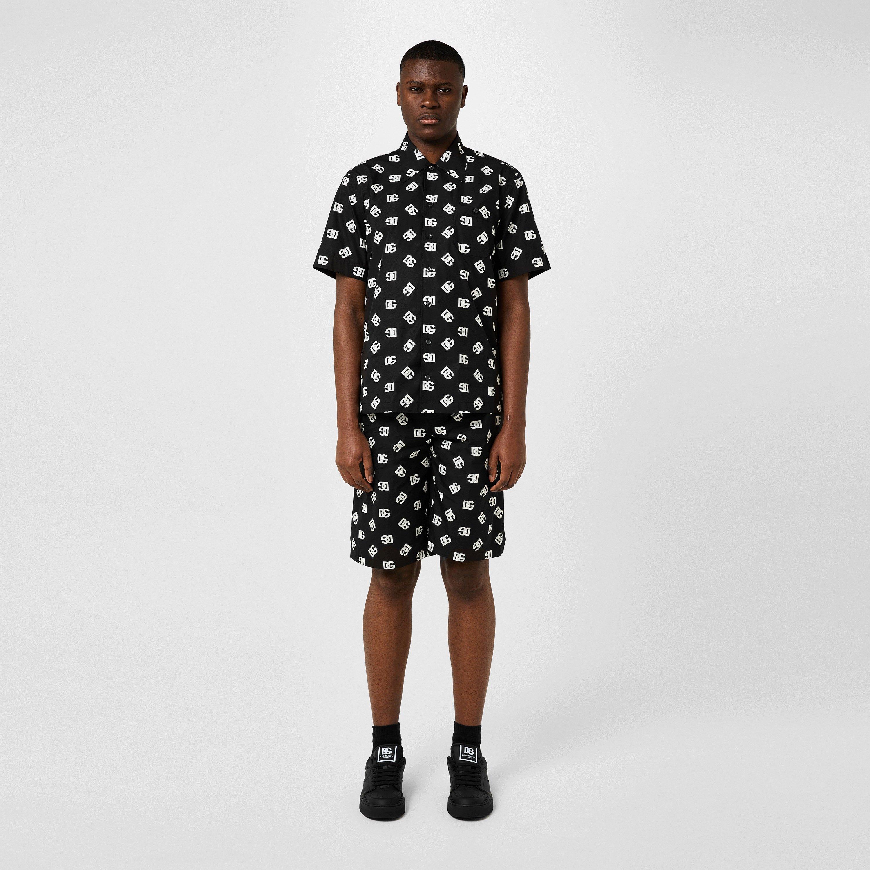 Black HNVAA - Dolce and Gabbana - Dg Logo Shorts - 4