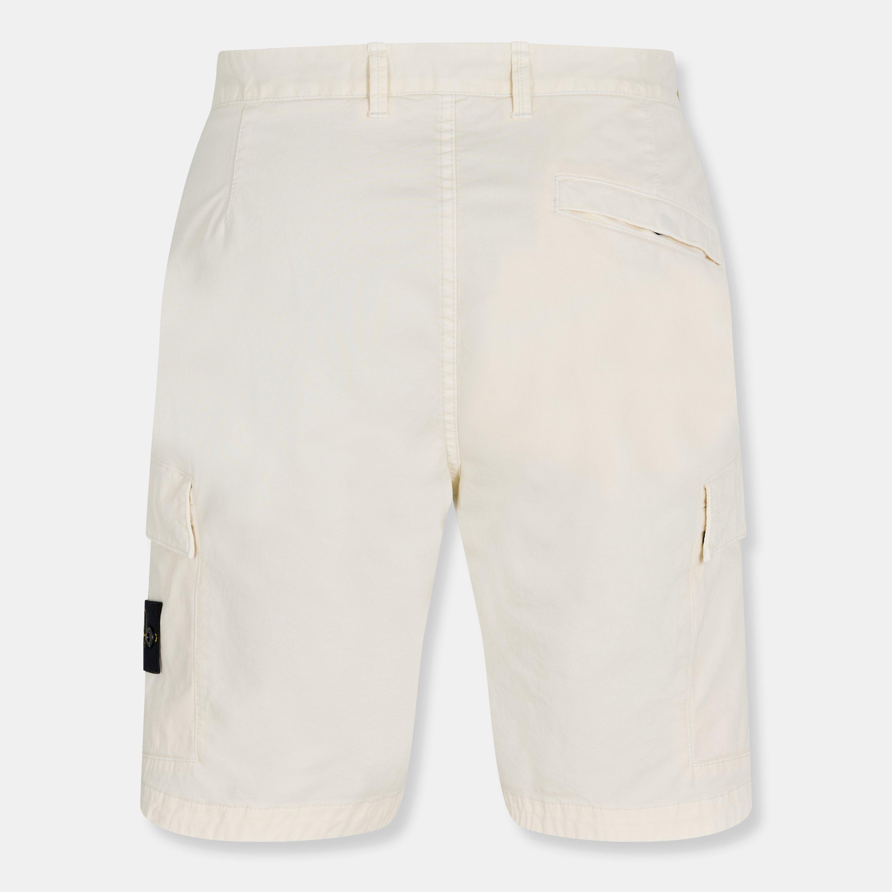 Ivory V0193 - Stone Island - Men's Cargo Shorts - 2