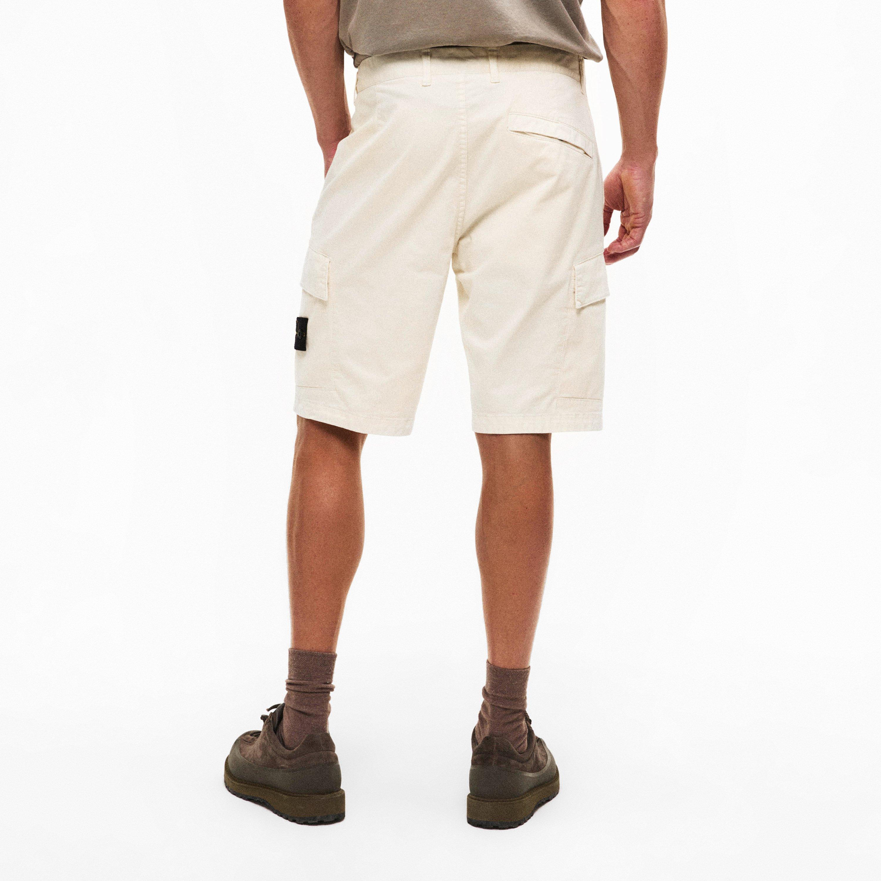 Ivory V0193 - Stone Island - Men's Cargo Shorts - 4