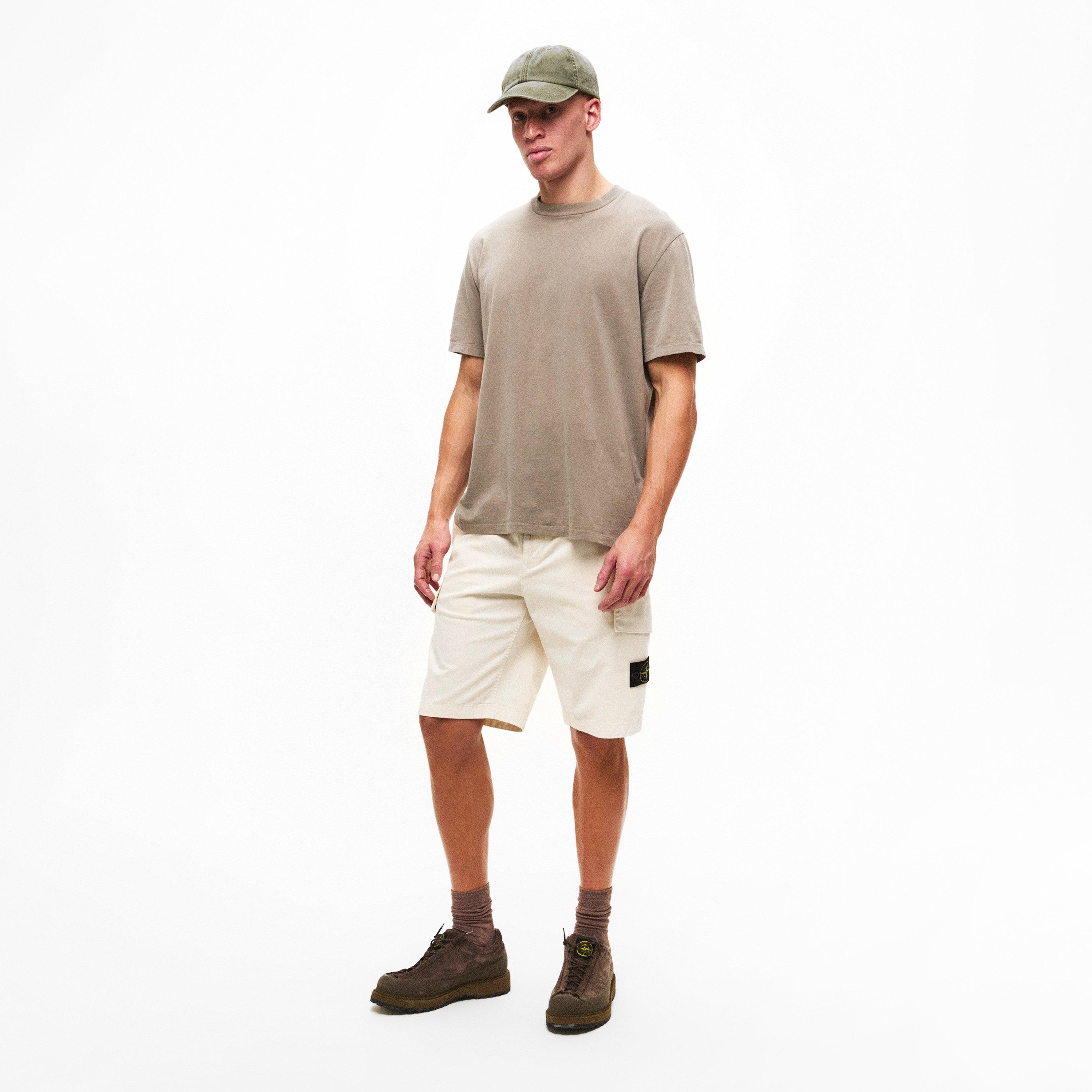 Ivory V0193 - Stone Island - Men's Cargo Shorts - 6