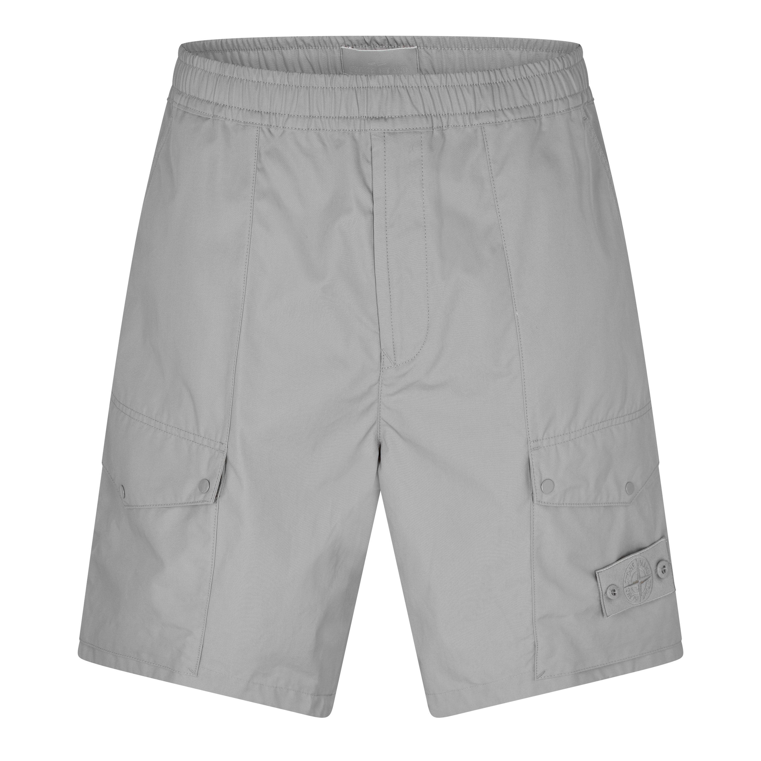 Stone Island Ghost Mens Ghost All-Weather Cargo Shorts - Dust V0064 - L