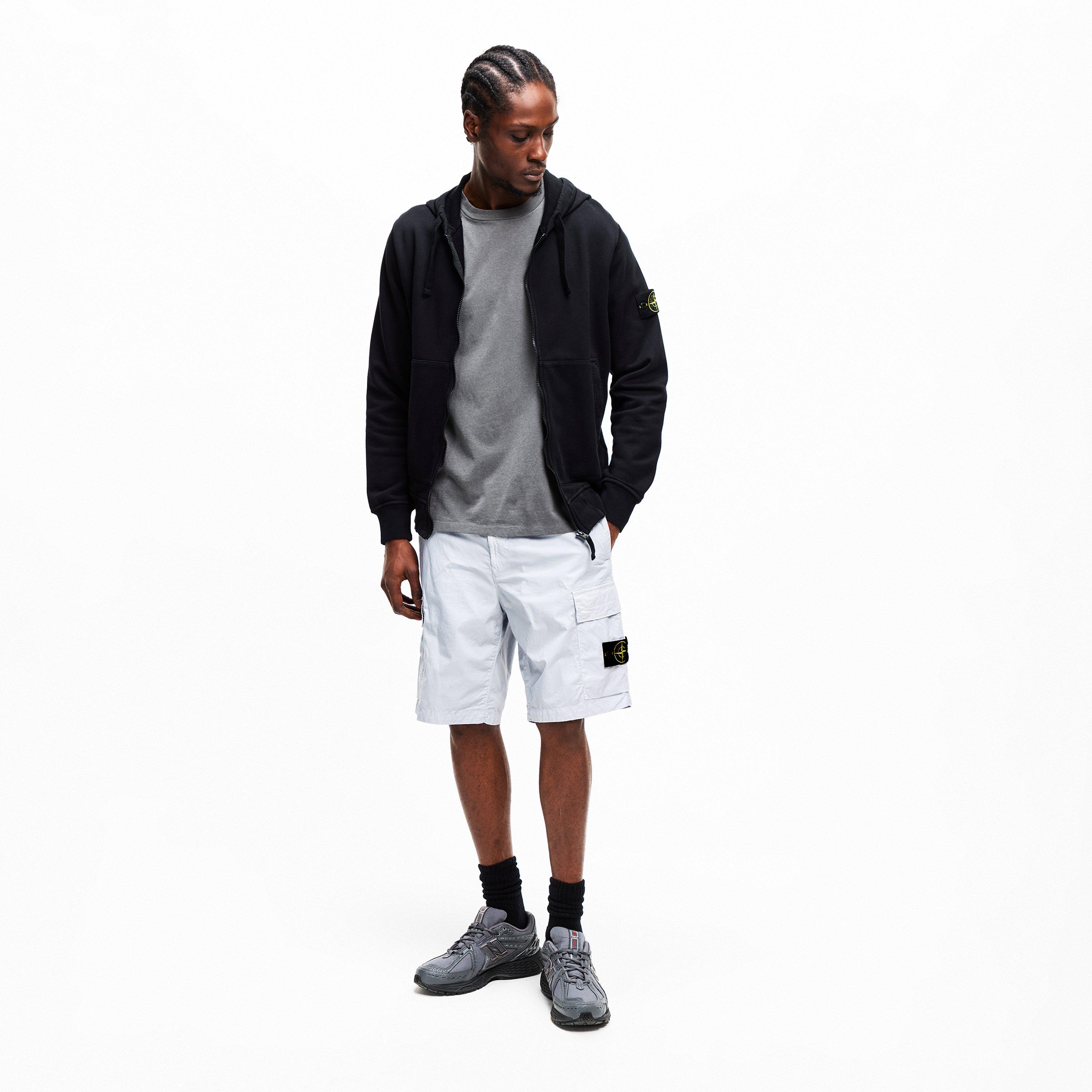 Sky Blue V0041 - Stone Island - Men's Cargo Shorts - 6