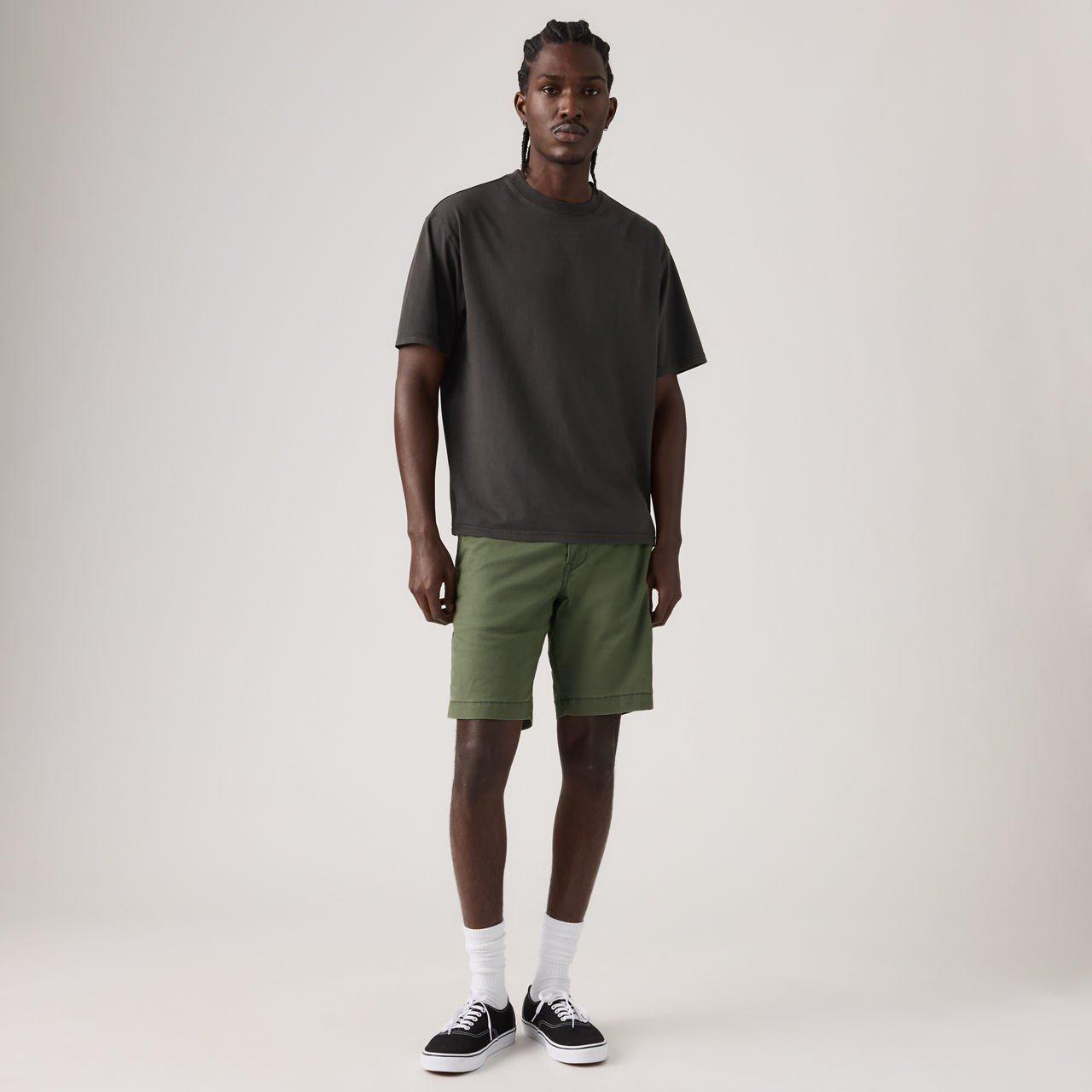 Green - Levis - Men's Kano Blue Chino Shorts - 7