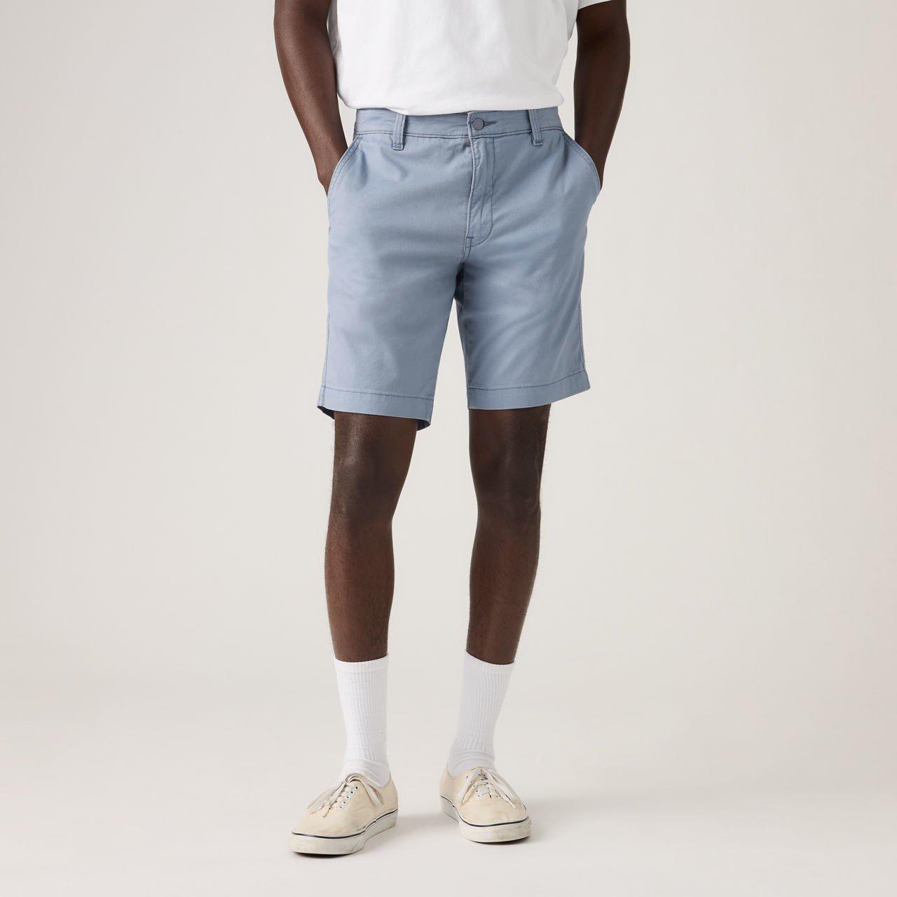 Blå - Levis - Men's Kano Blue Chino Shorts - 2