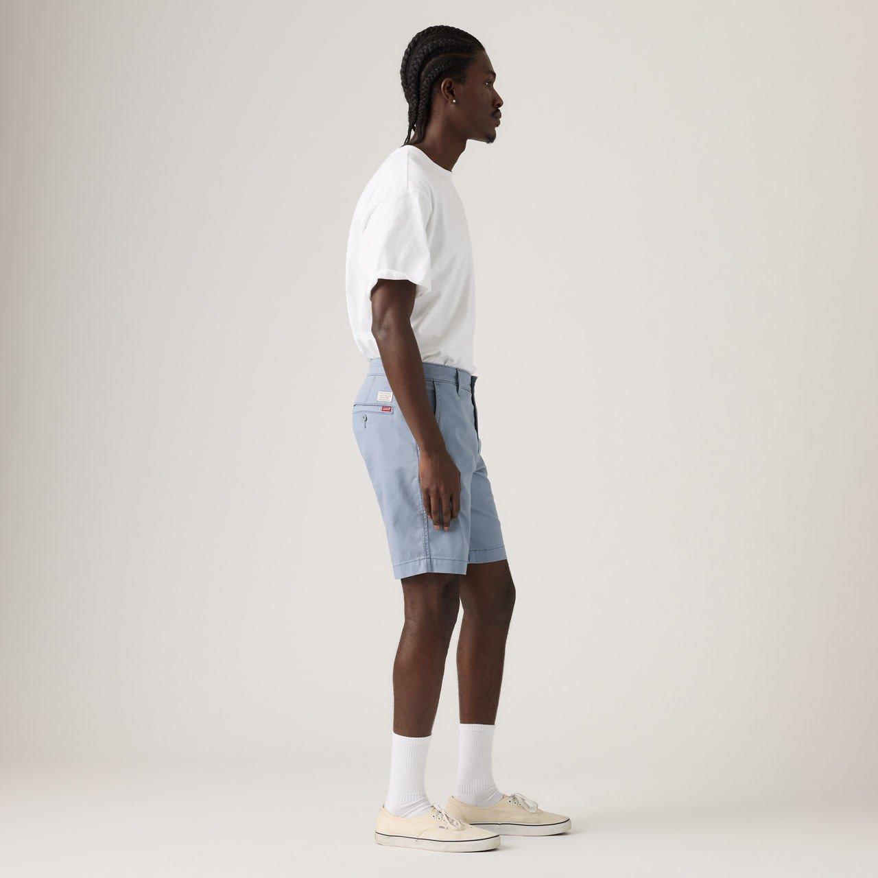 Blå - Levis - Men's Kano Blue Chino Shorts - 5