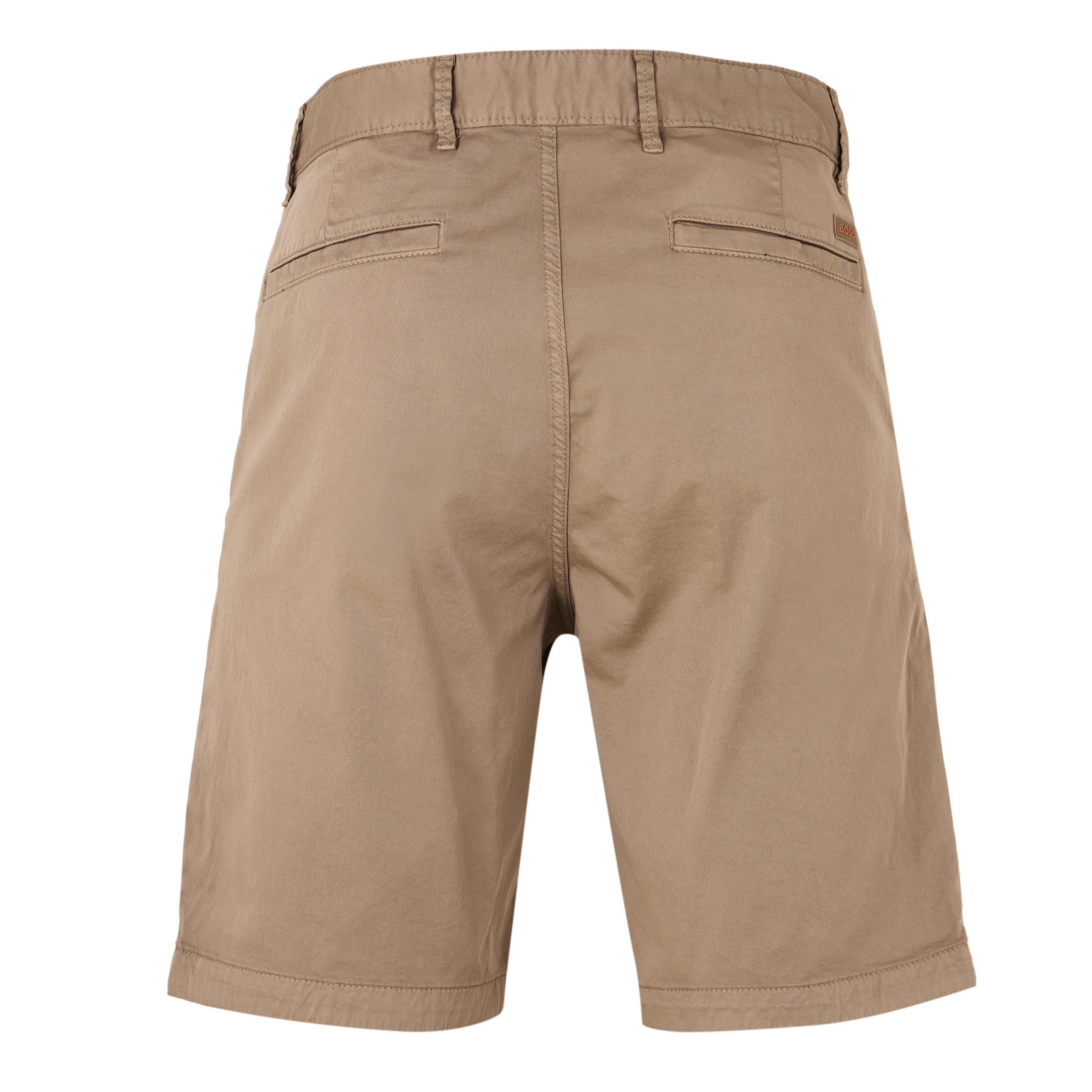 Beige 239 - Boss - Mens BOSS ORANGE Chino Slim Shorts - 2