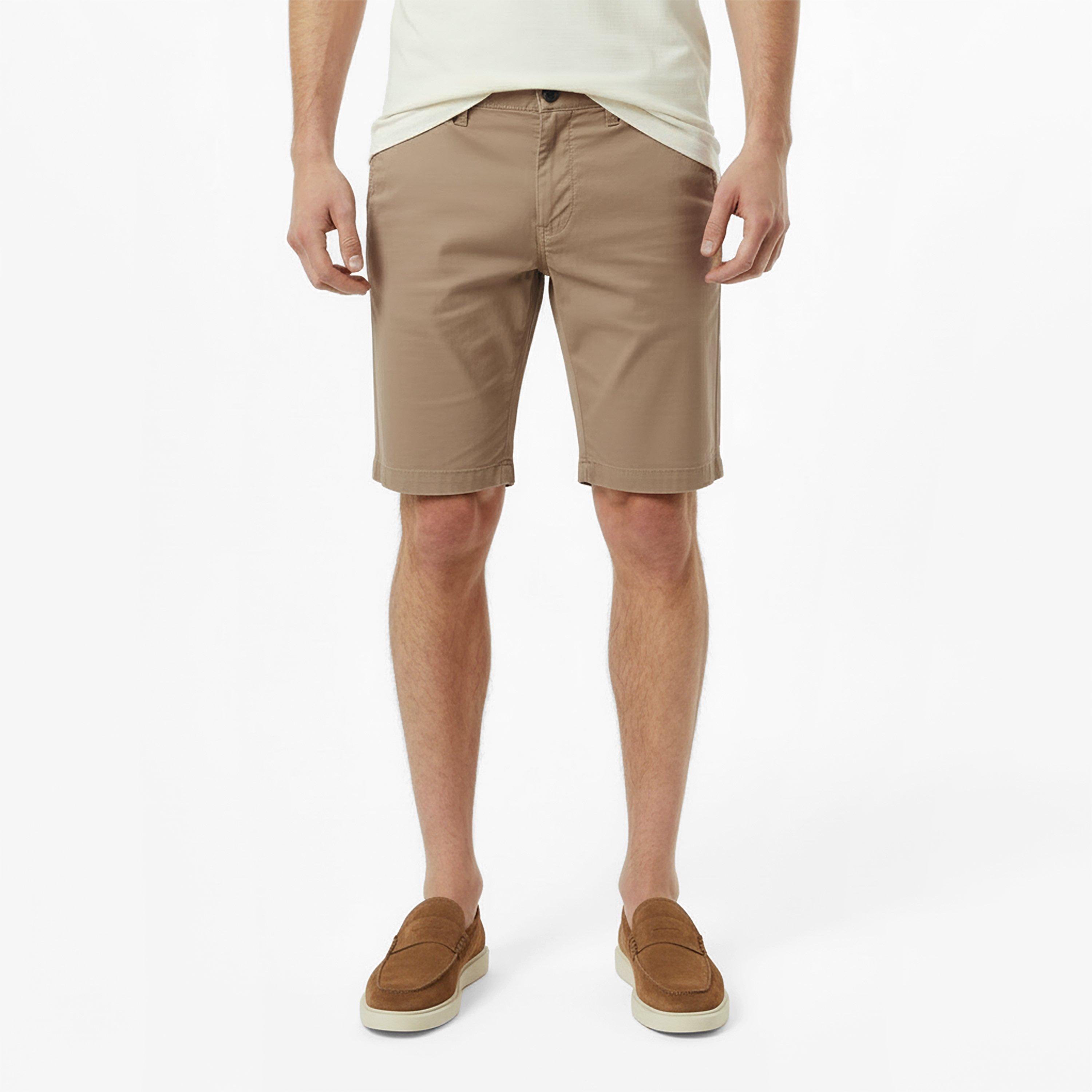Beige 239 - Boss - Mens BOSS ORANGE Chino Slim Shorts - 3