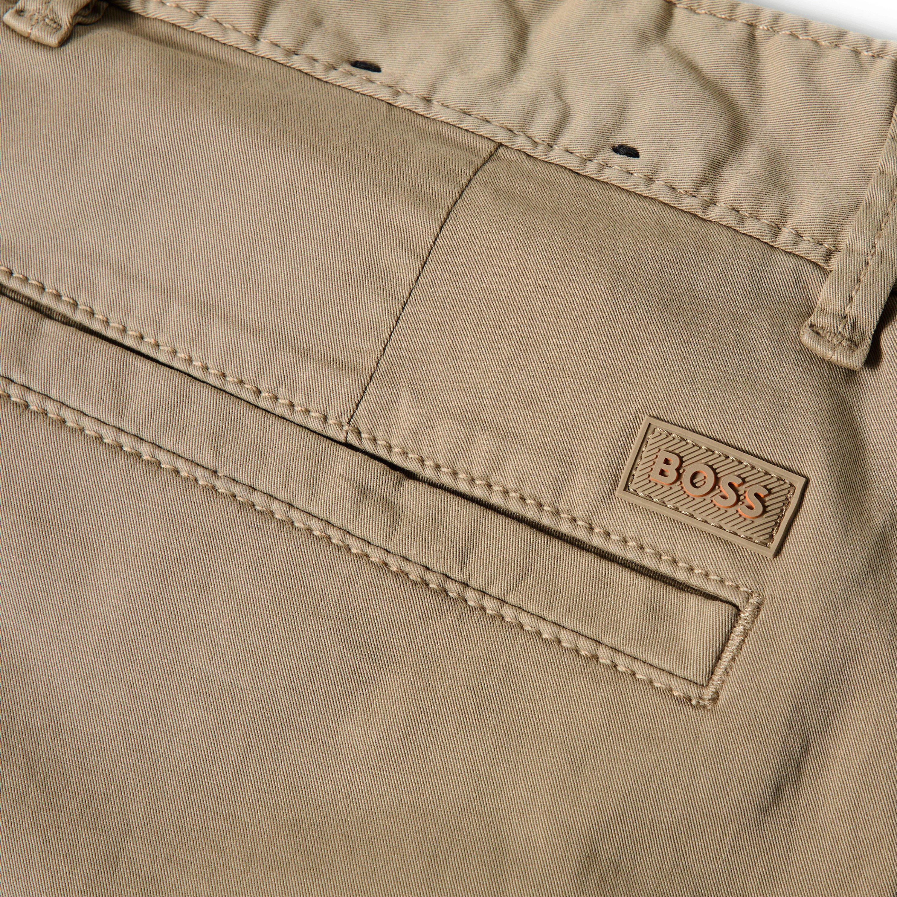 Beige 239 - Boss - Mens BOSS ORANGE Chino Slim Shorts - 5