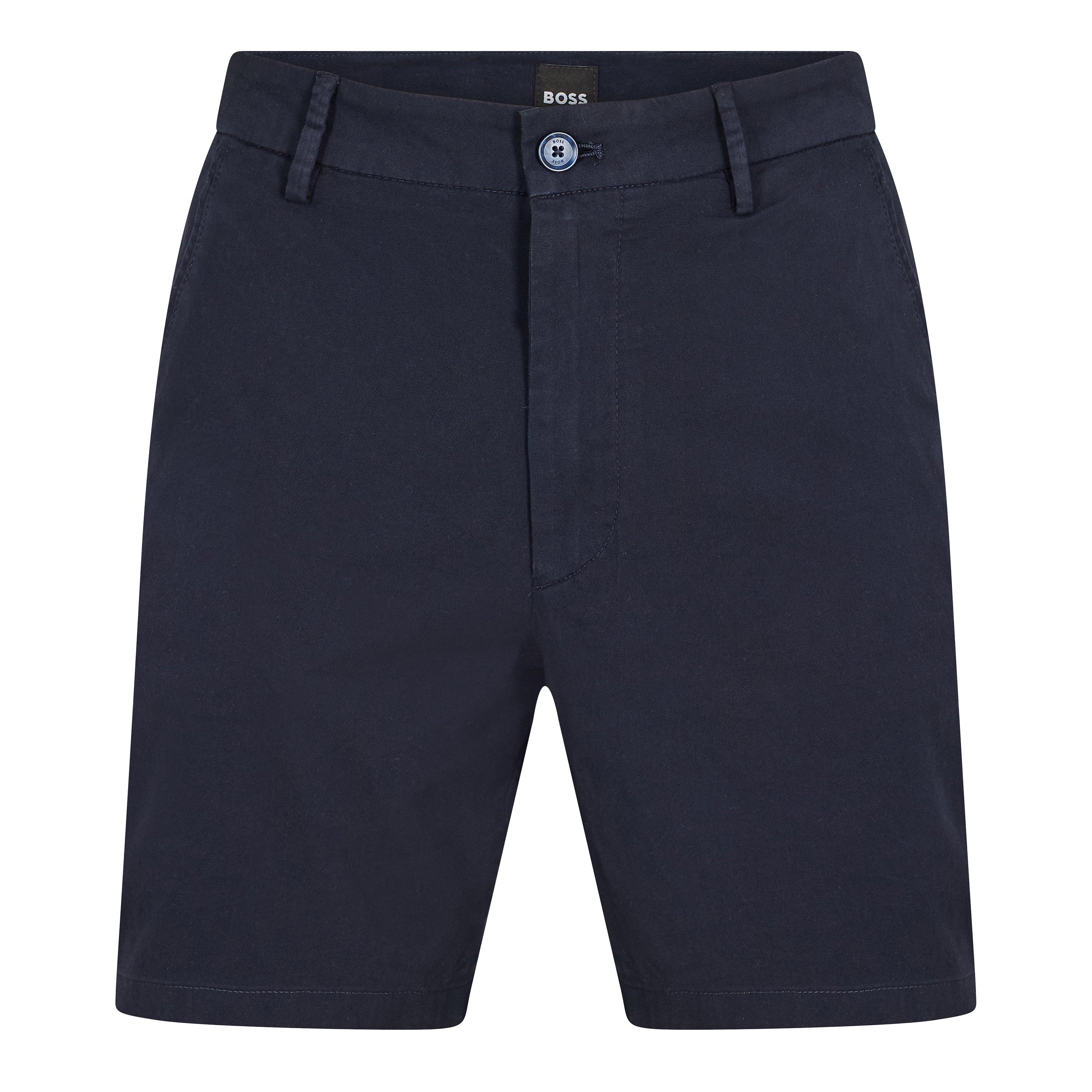 Black 001 - Boss - Mens BOSS BLACK Chino Shorts with Tonal Logo - 1