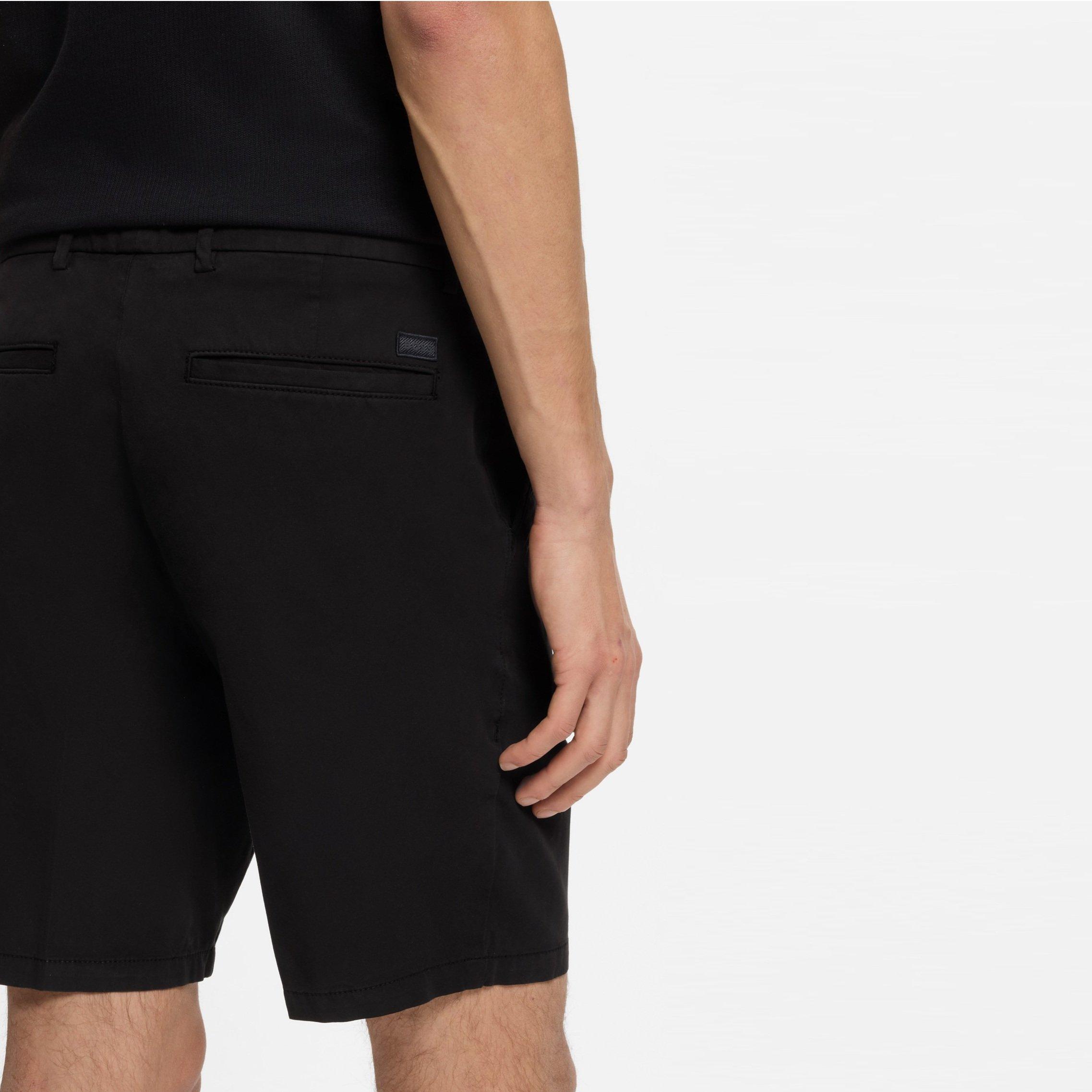 Black 001 - Boss - HBB Kane Chino Short Sn63 - 4