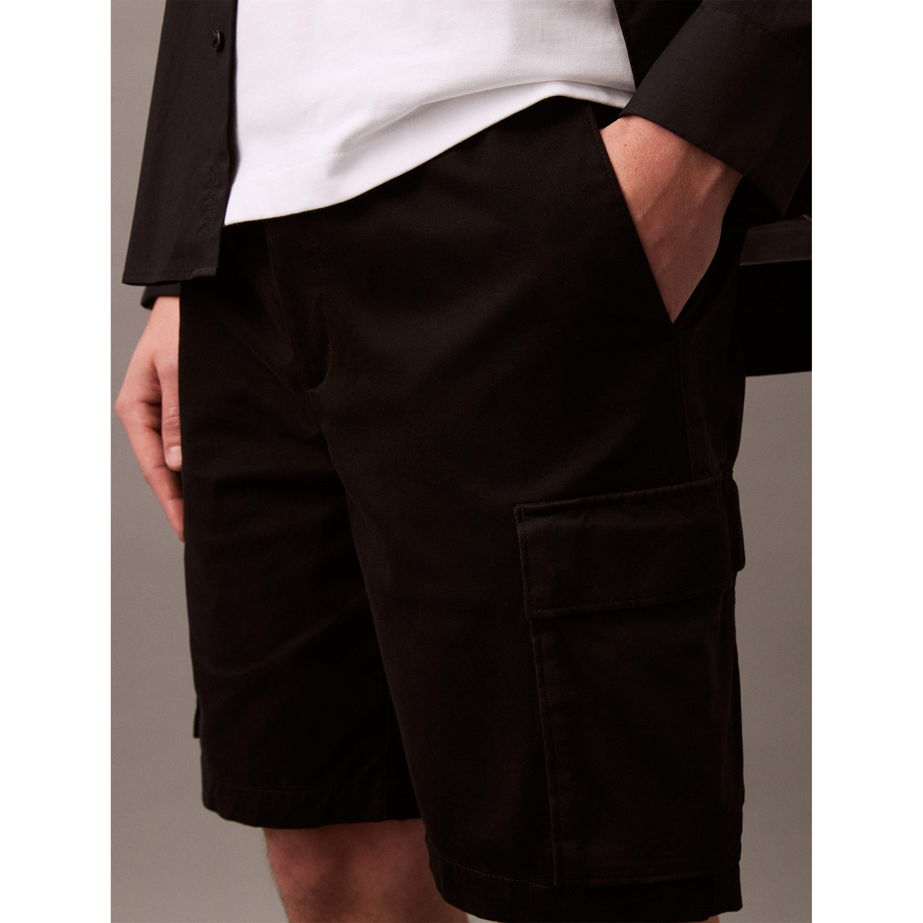 Black - Calvin Klein Jeans - CKJ Cargo Shorts Sn63 - 2