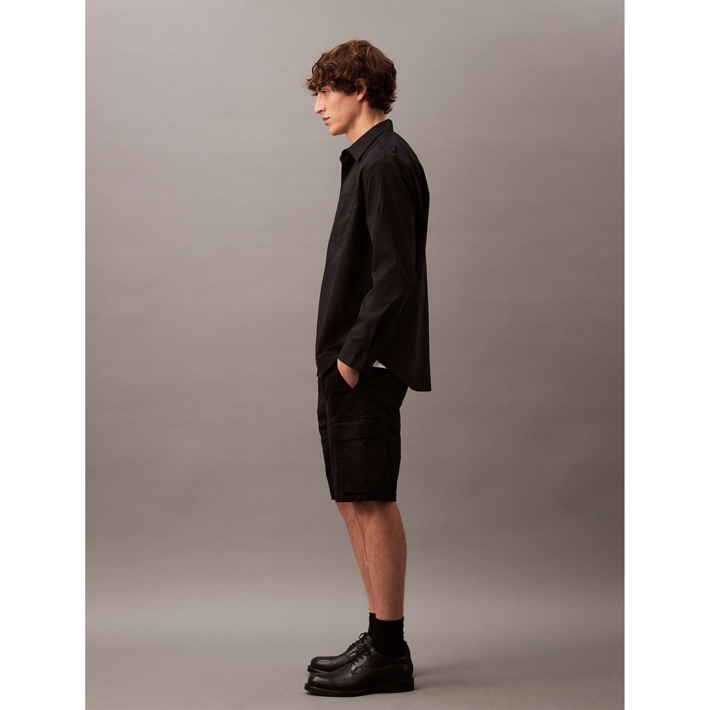 Black - Calvin Klein Jeans - CKJ Cargo Shorts Sn63 - 5