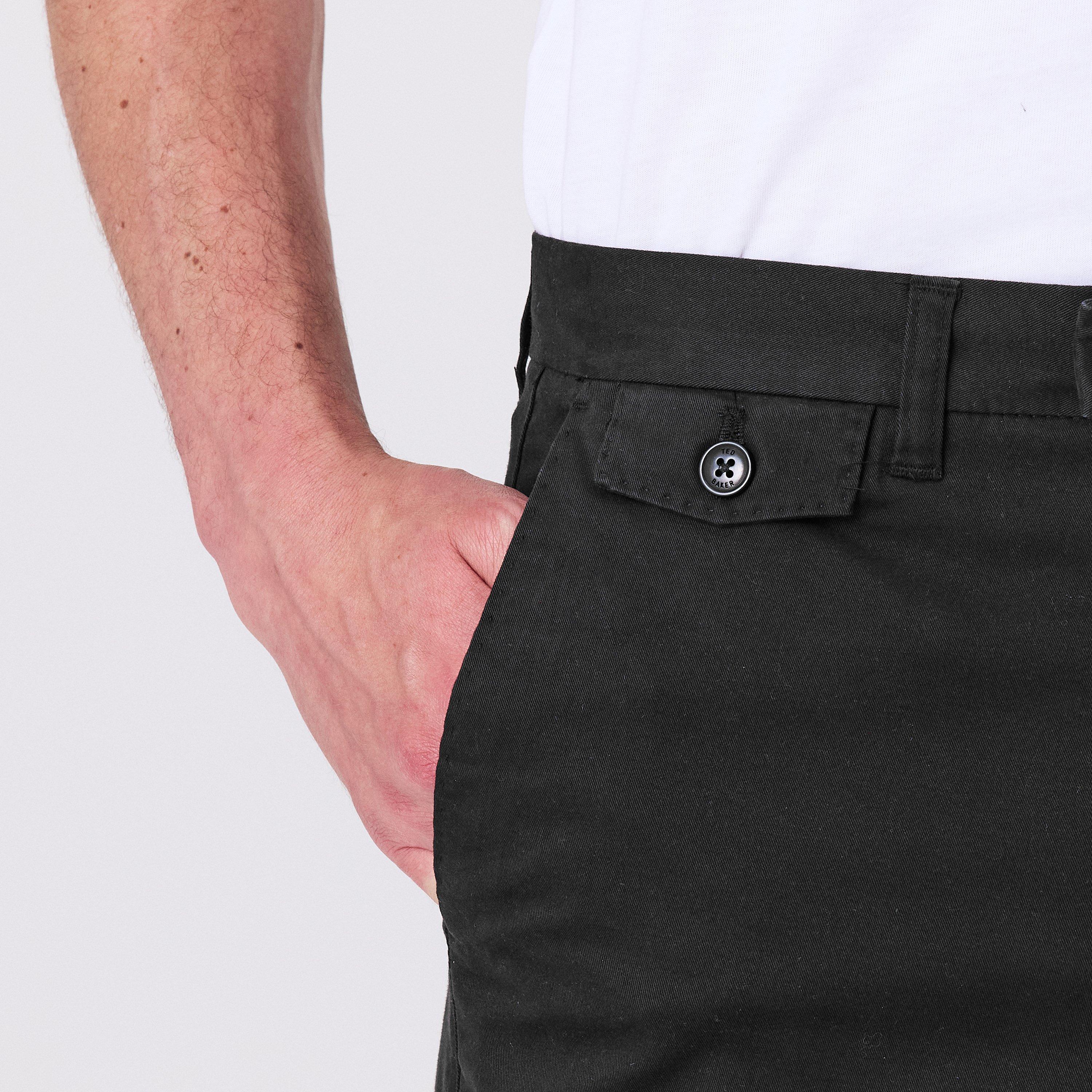 Black - Ted Baker - Men's Chino Shorts - 5