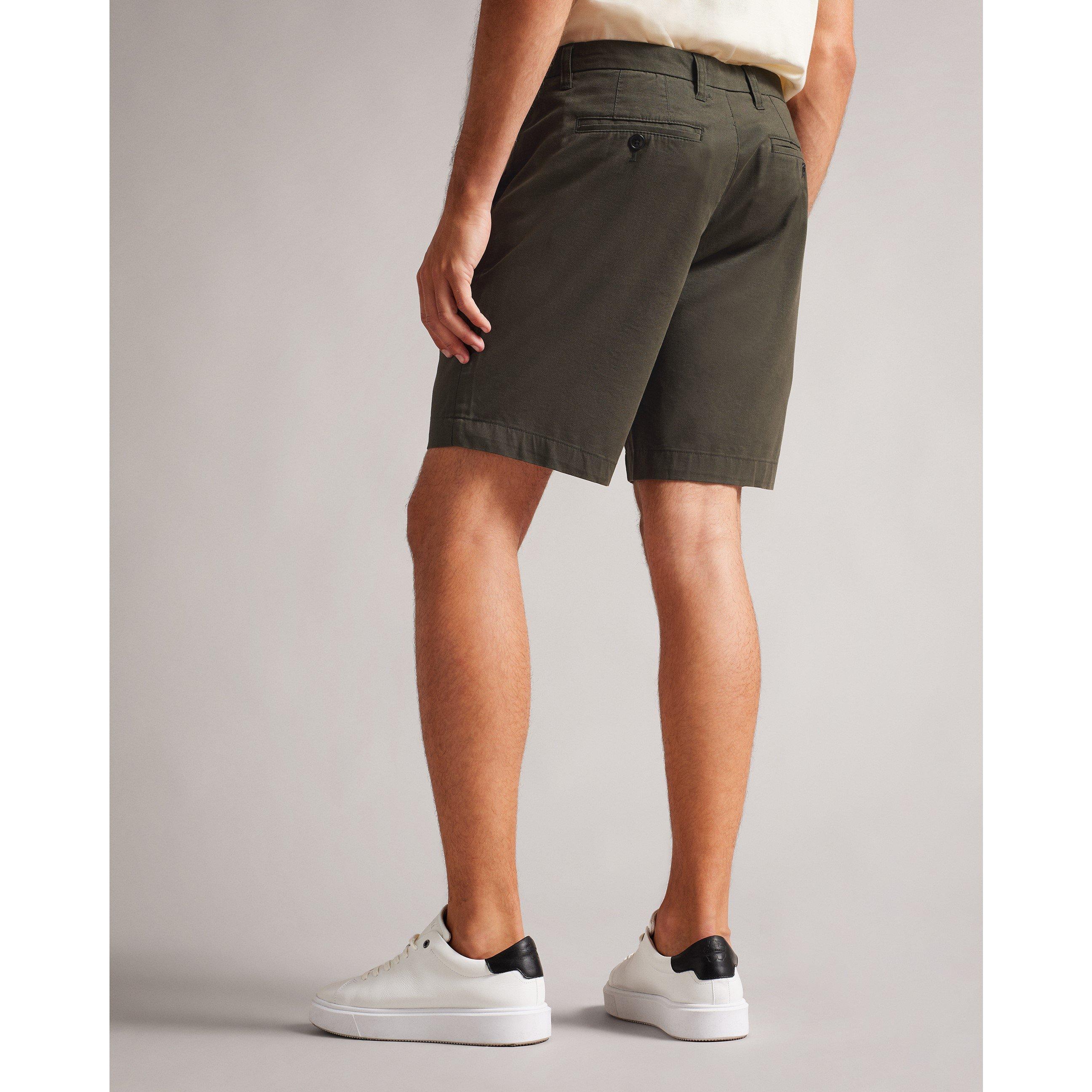 Khaki - Ted Baker - Men's Chino Shorts - 3
