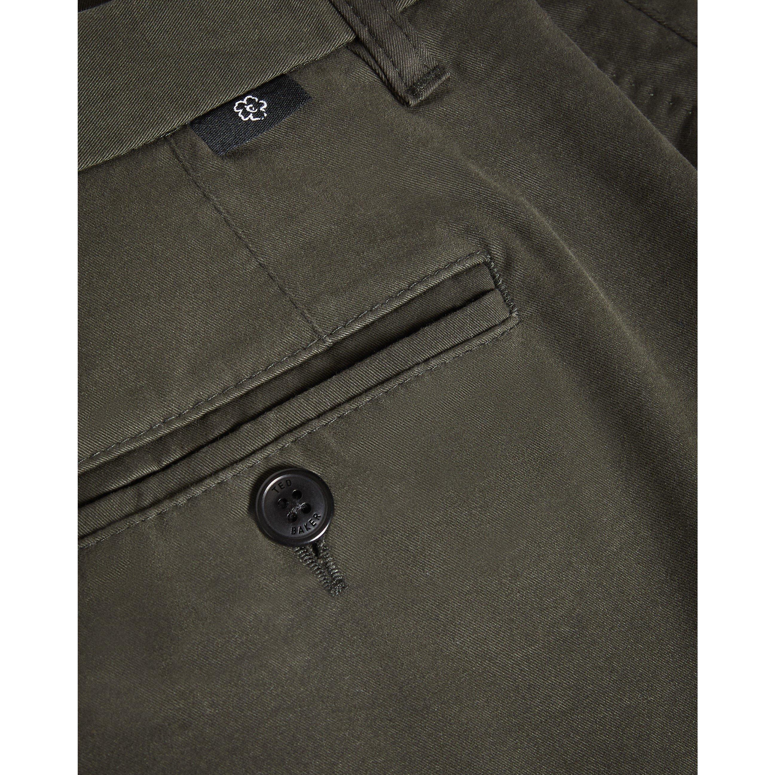 Khaki - Ted Baker - Men's Chino Shorts - 4