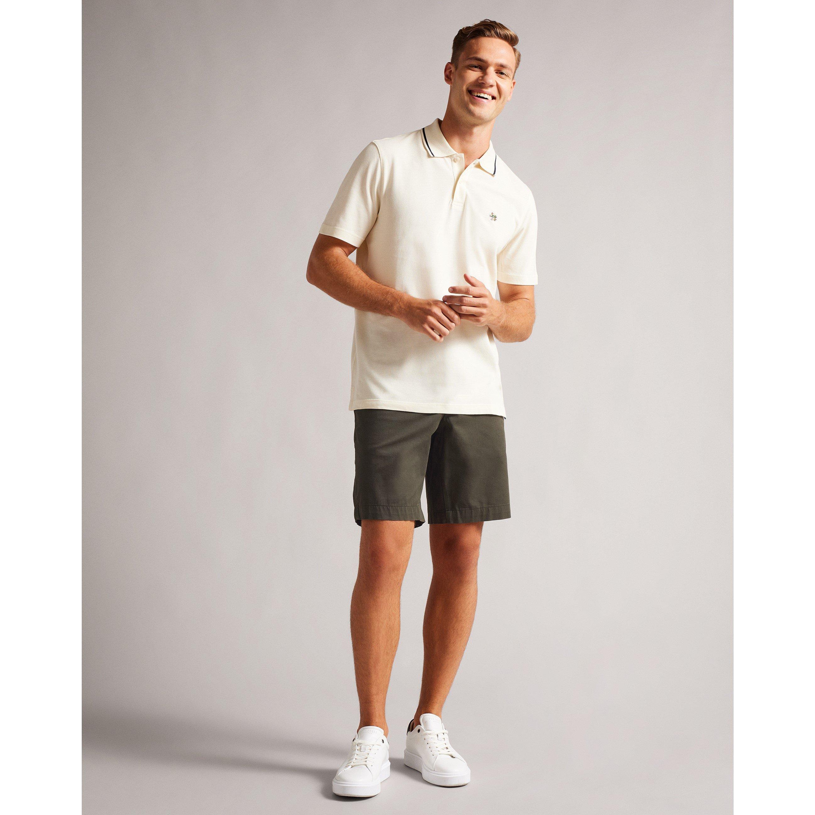 Khaki - Ted Baker - Men's Chino Shorts - 5