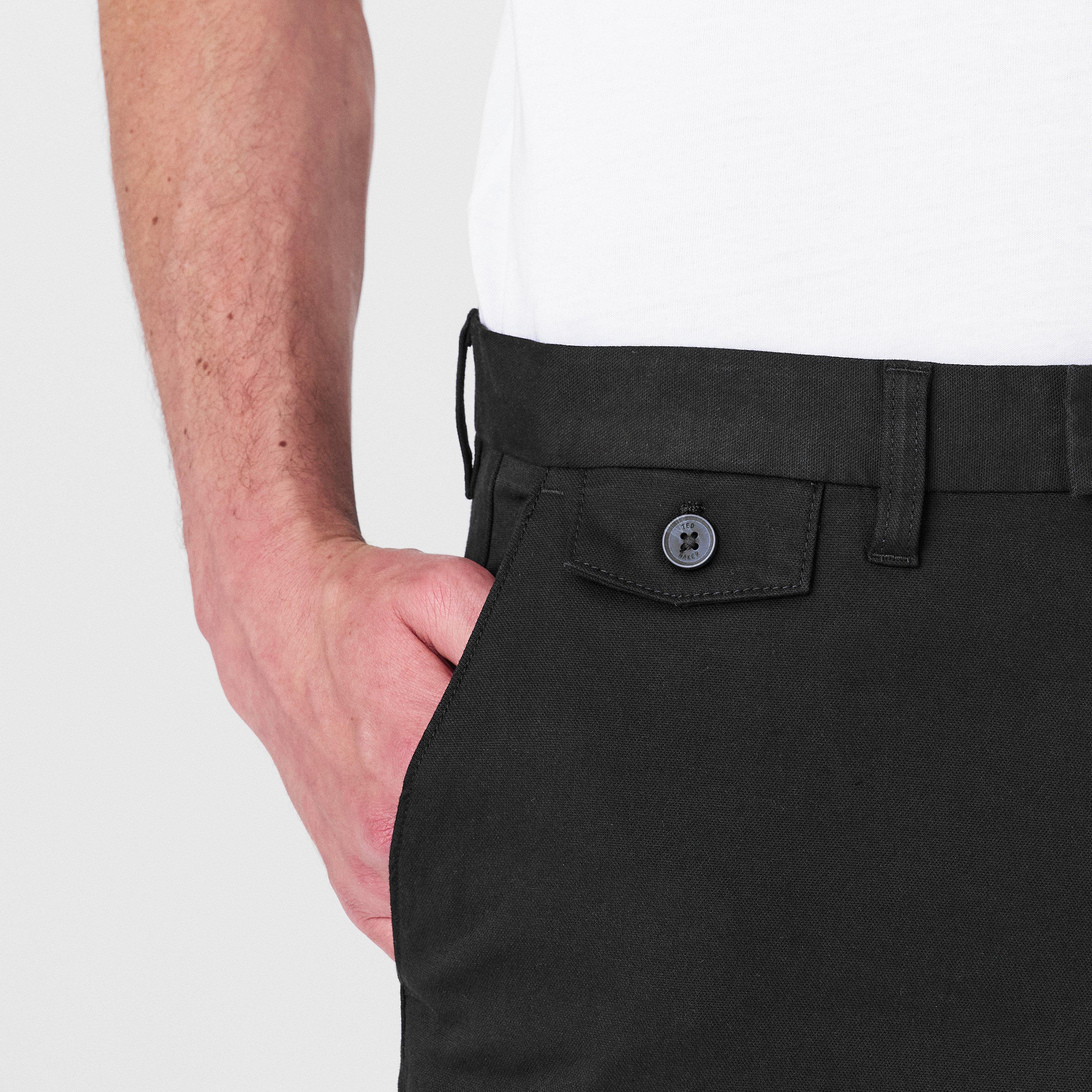 Black - Ted Baker - Men's Chino Shorts - 5