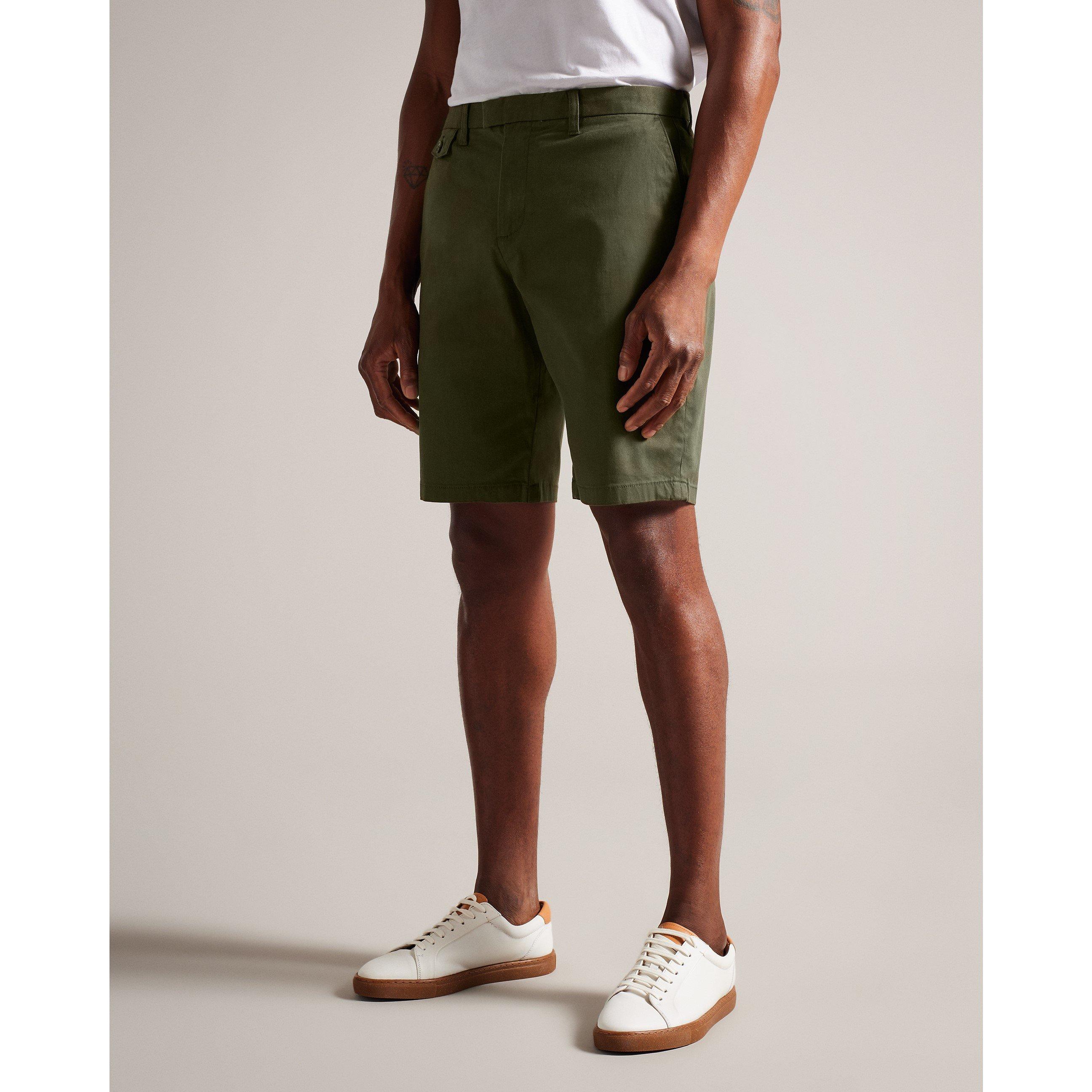 Khaki - Ted Baker - Men's Chino Shorts - 3
