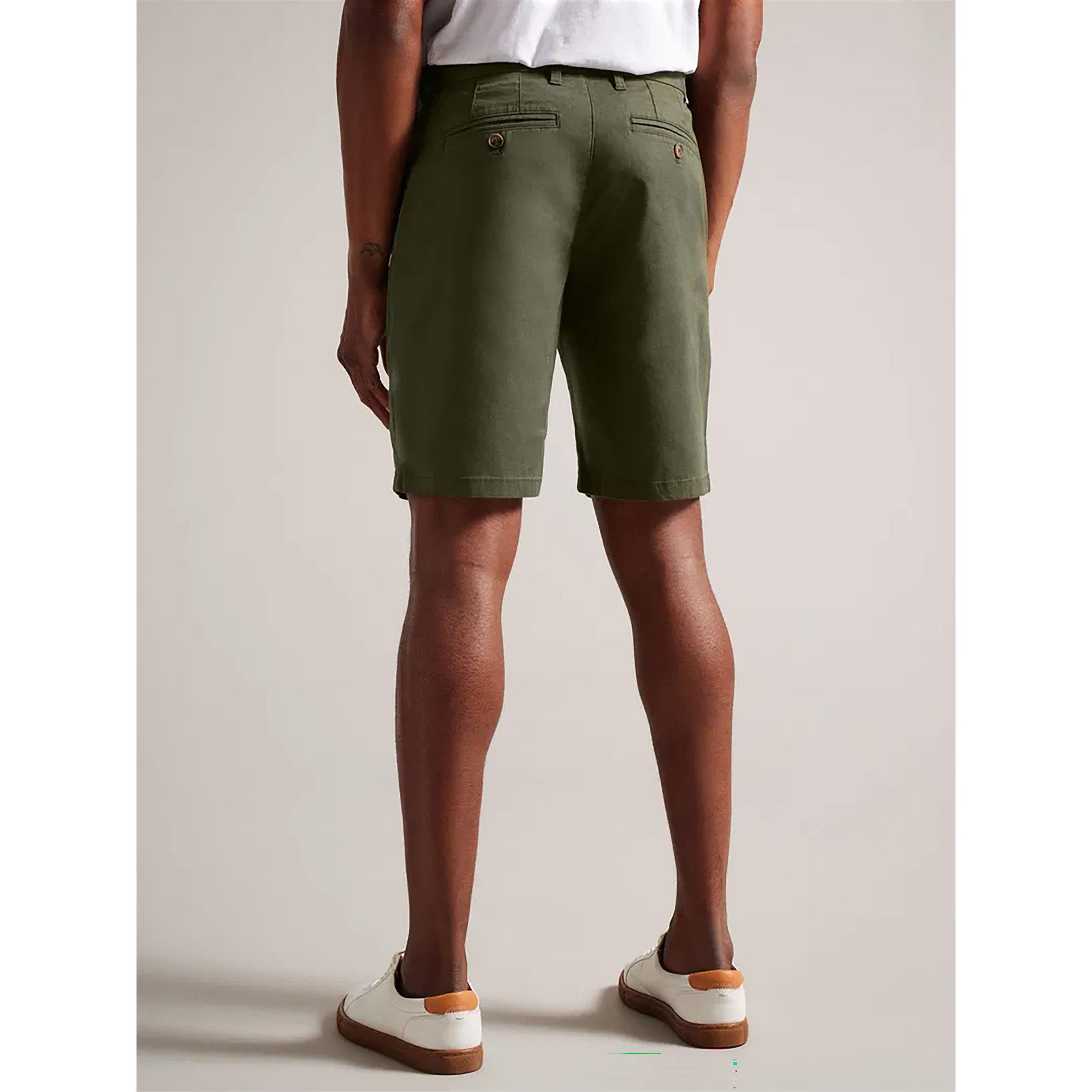 Khaki - Ted Baker - Men's Chino Shorts - 4