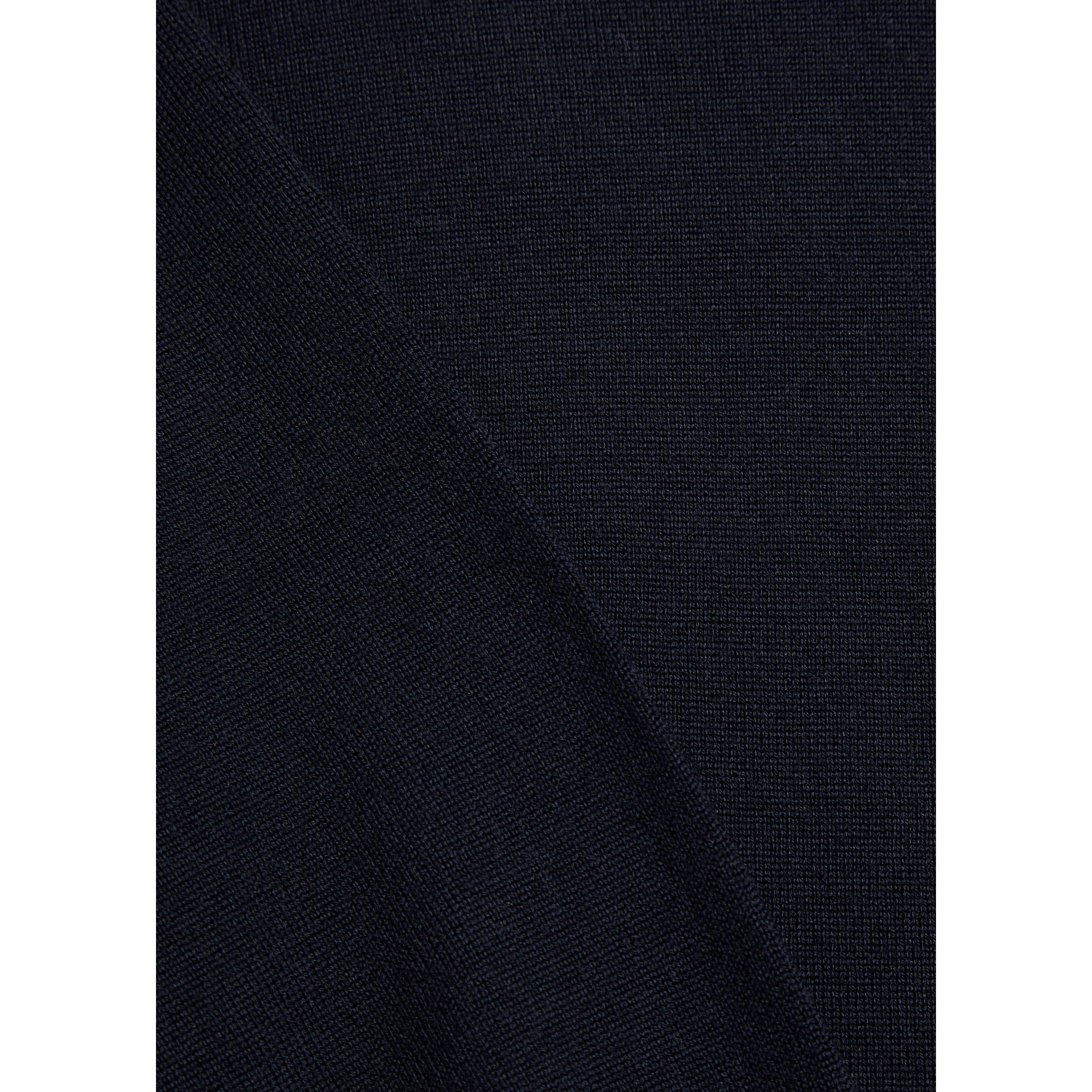 NAVY - Officine Generale - Men's Nina Merino Wool Crew-Neck Jumper - 4