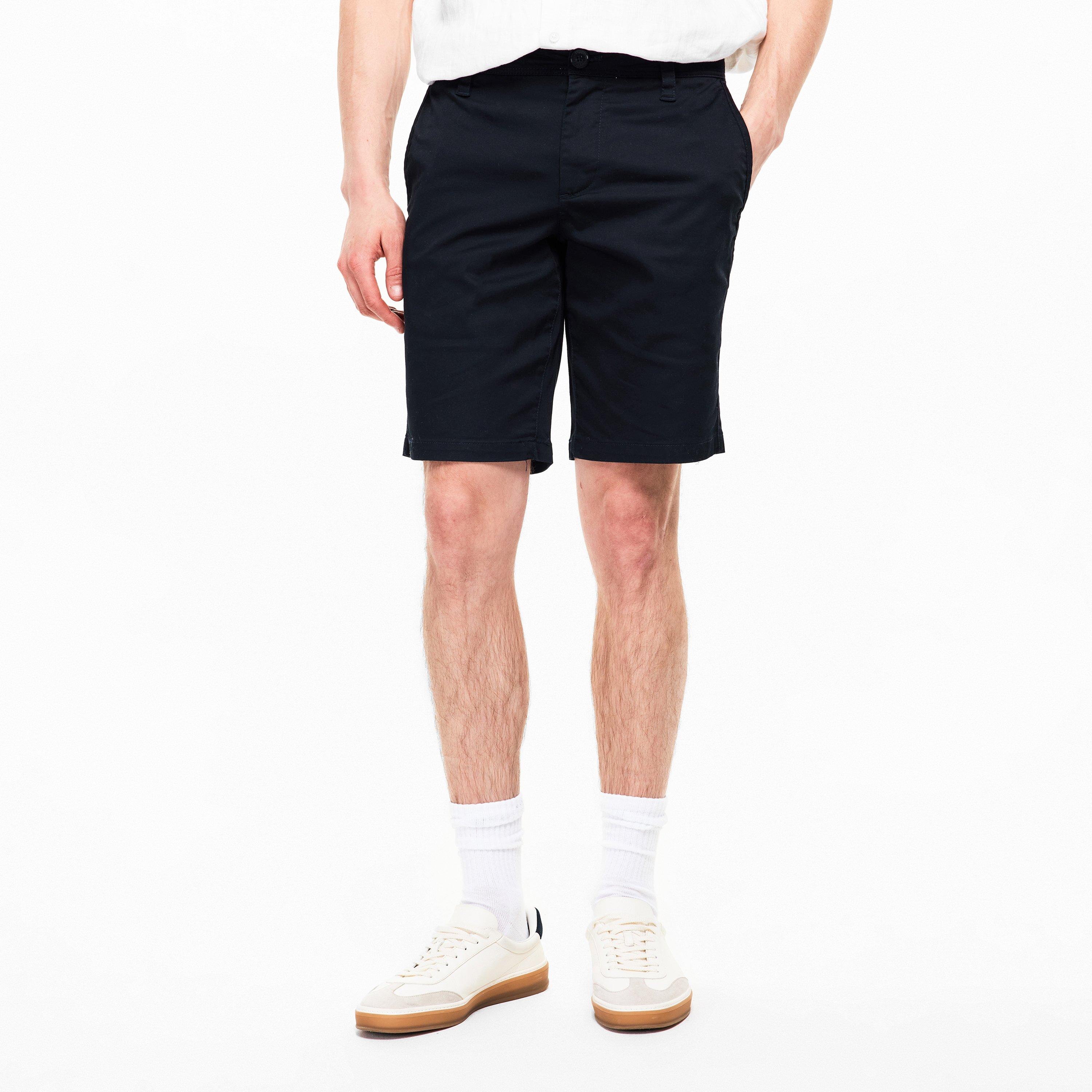 Deep Navy - Armani Exchange - Men's Bermuda Chino Shorts - 3