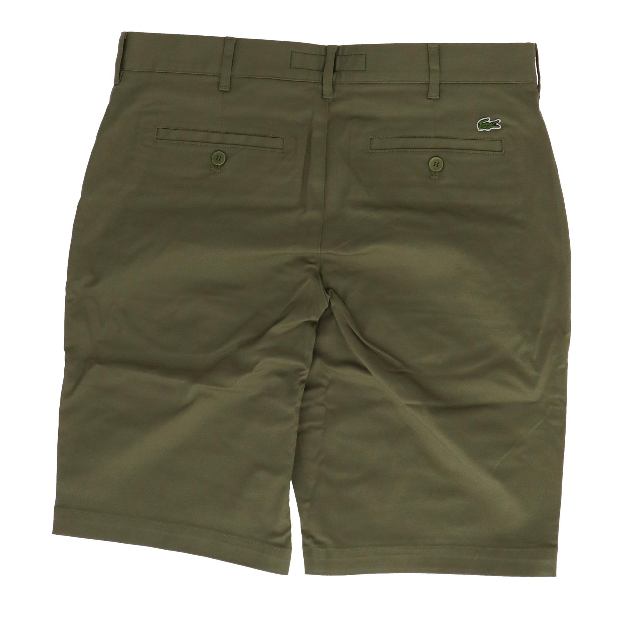 Khaki - Lacoste - Men's Chino Shorts - 2