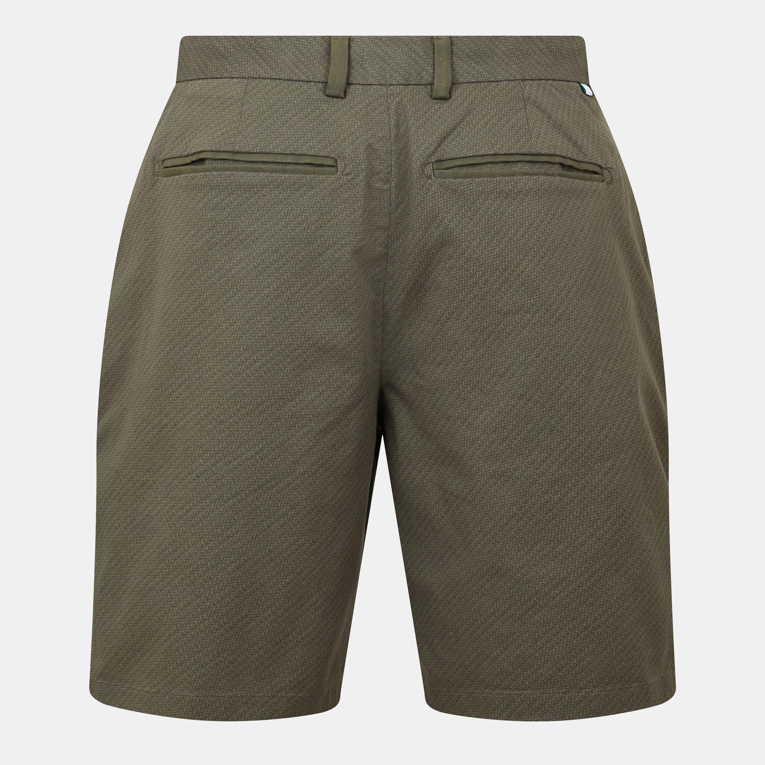 Khaki - Ted Baker - Men's Geo Chino Shorts - 2