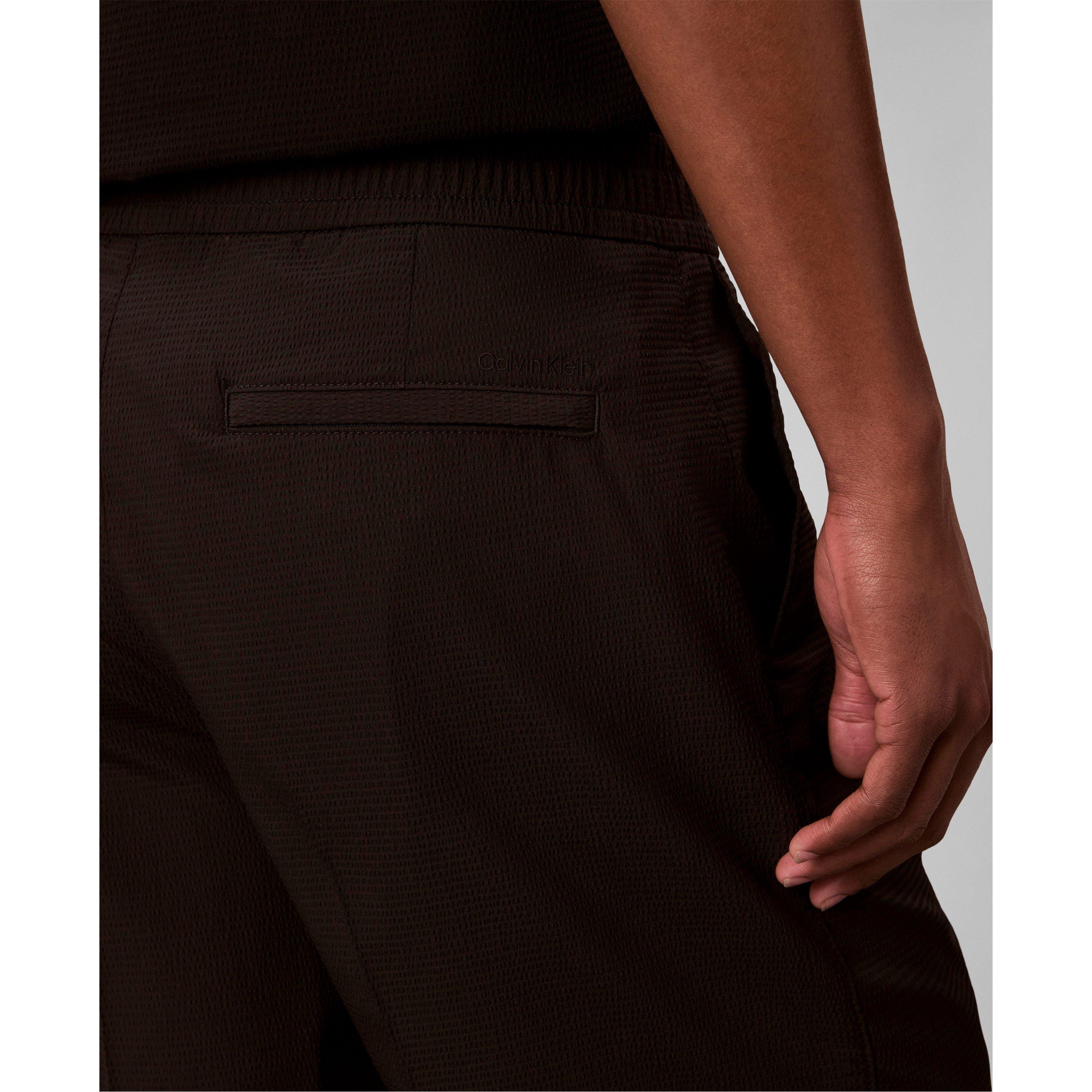 Black - Calvin Klein - Men's Chino Shorts - 4