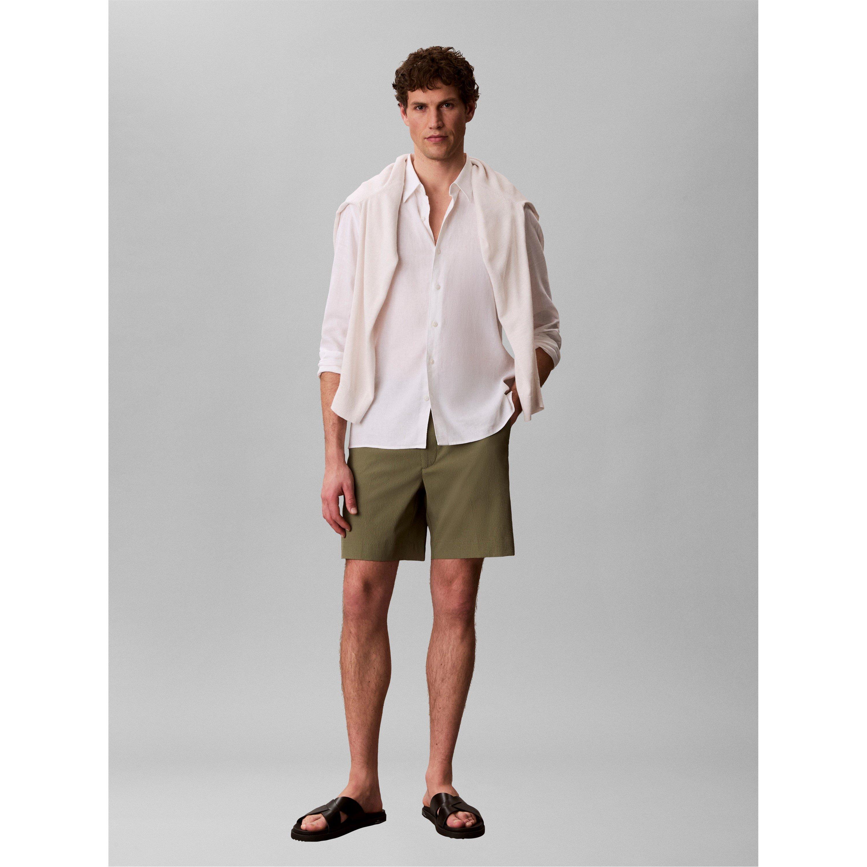 D Lichen Green - Calvin Klein - CK L Straght Short Sn63 - 5