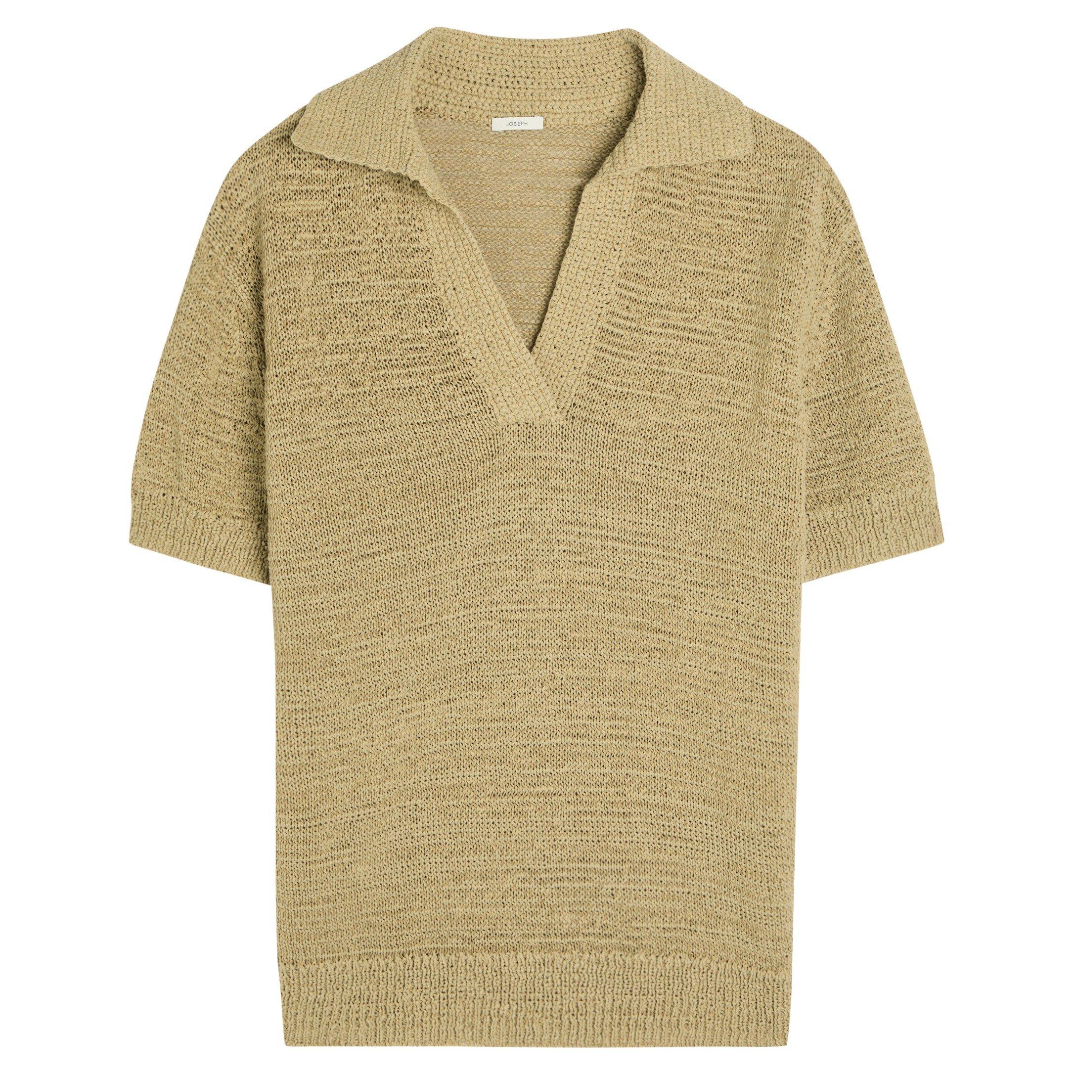 GREEN - Joseph - T RIAN KNITTED SS TOP