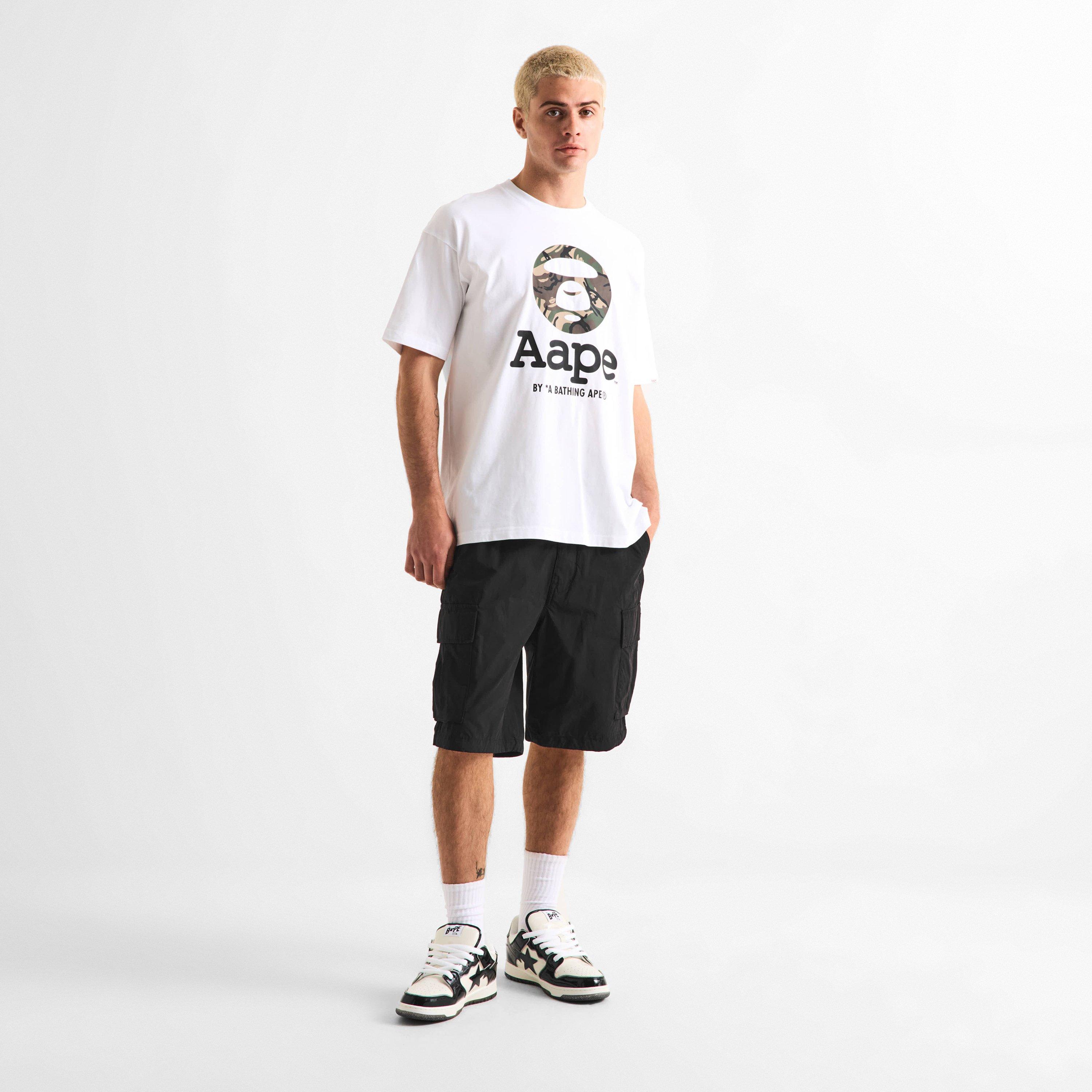 Black - AAPE - AAPE NOW Cargo Short Sn63 - 6