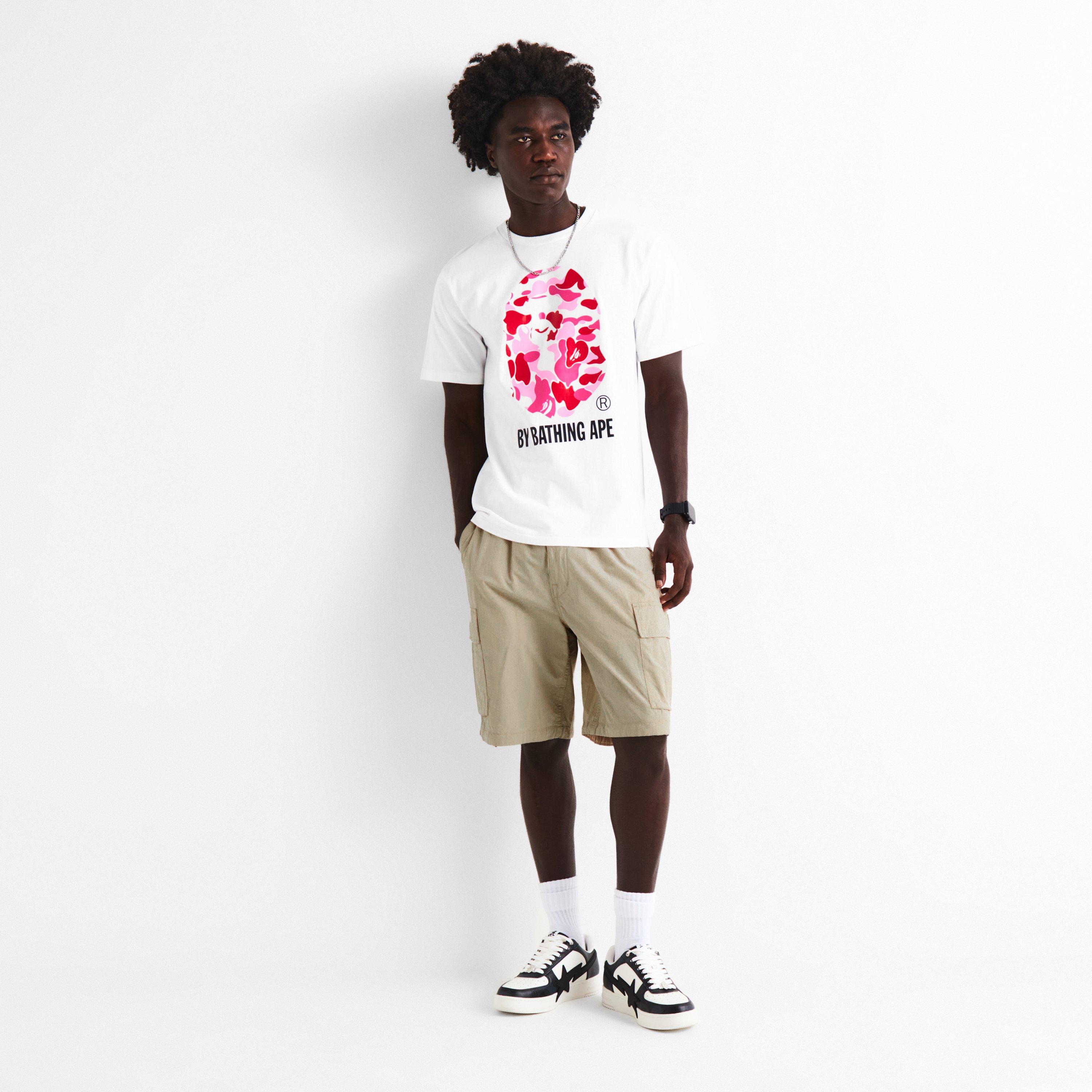 Beige - AAPE - AAPE NOW Cargo Short Sn63 - 6