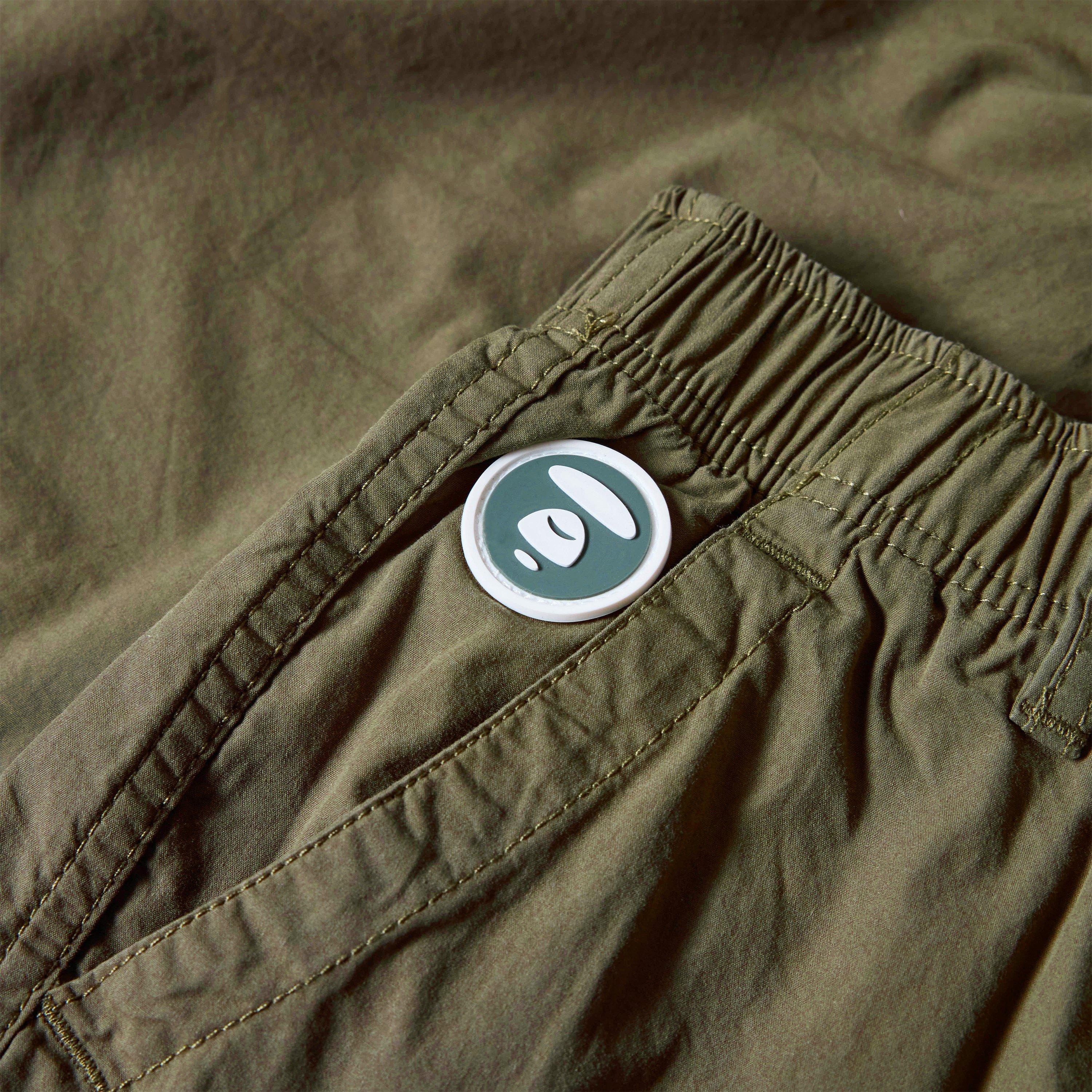 Khaki - AAPE - AAPE NOW Cargo Short Sn63 - 3