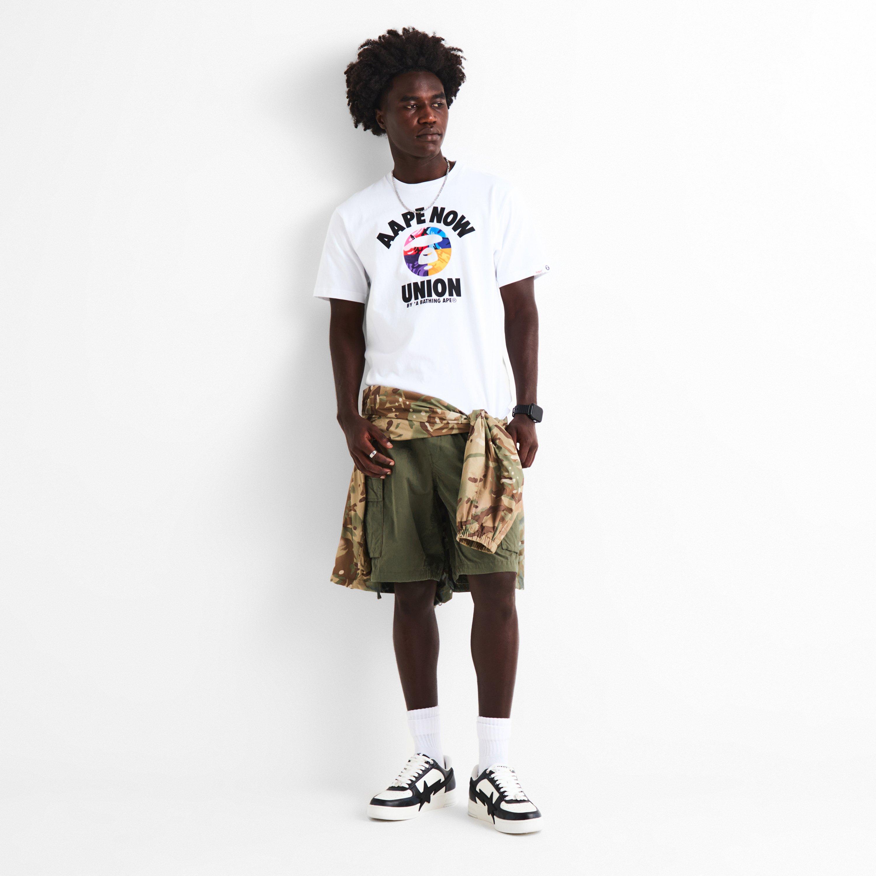 Khaki - AAPE - AAPE NOW Cargo Short Sn63 - 6