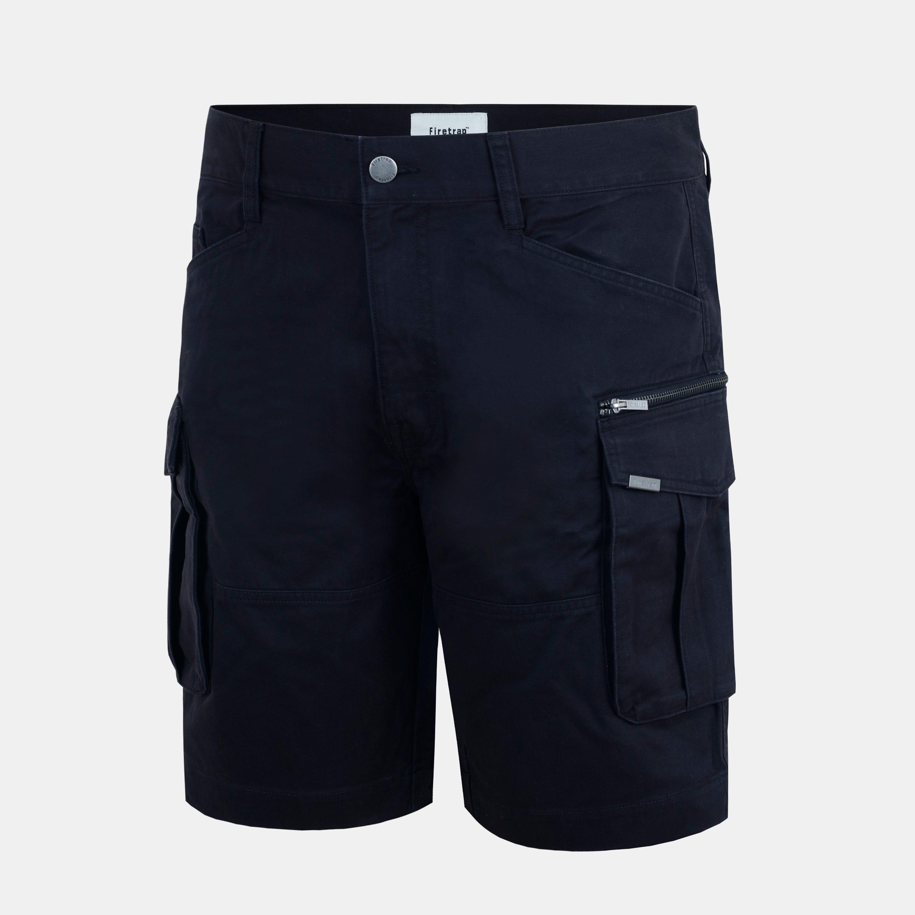 Gewaschenes Schwarz - Firetrap - BTK Shorts Mens - 4