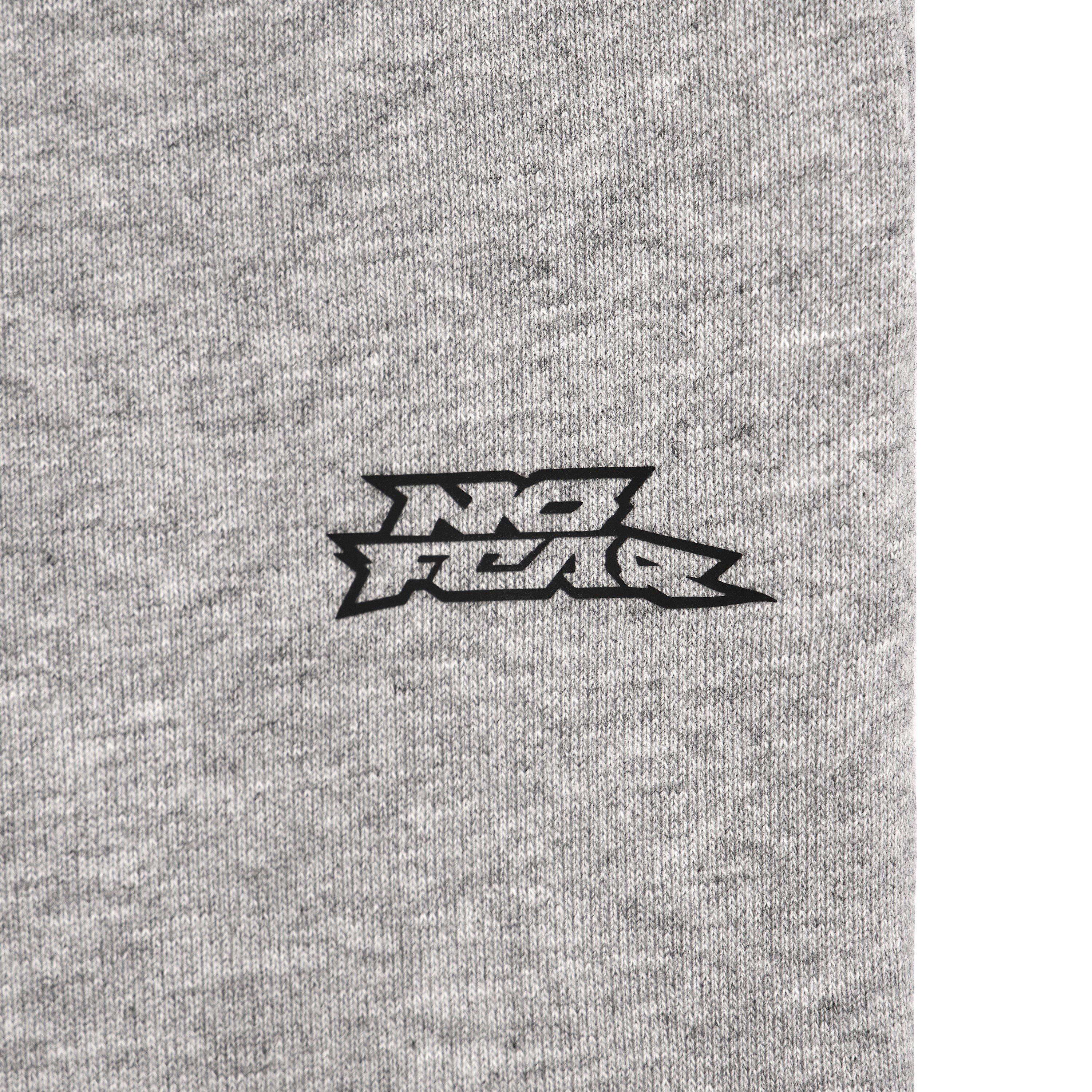 Grey - No Fear - Mens Logo Fleece Shorts - 3