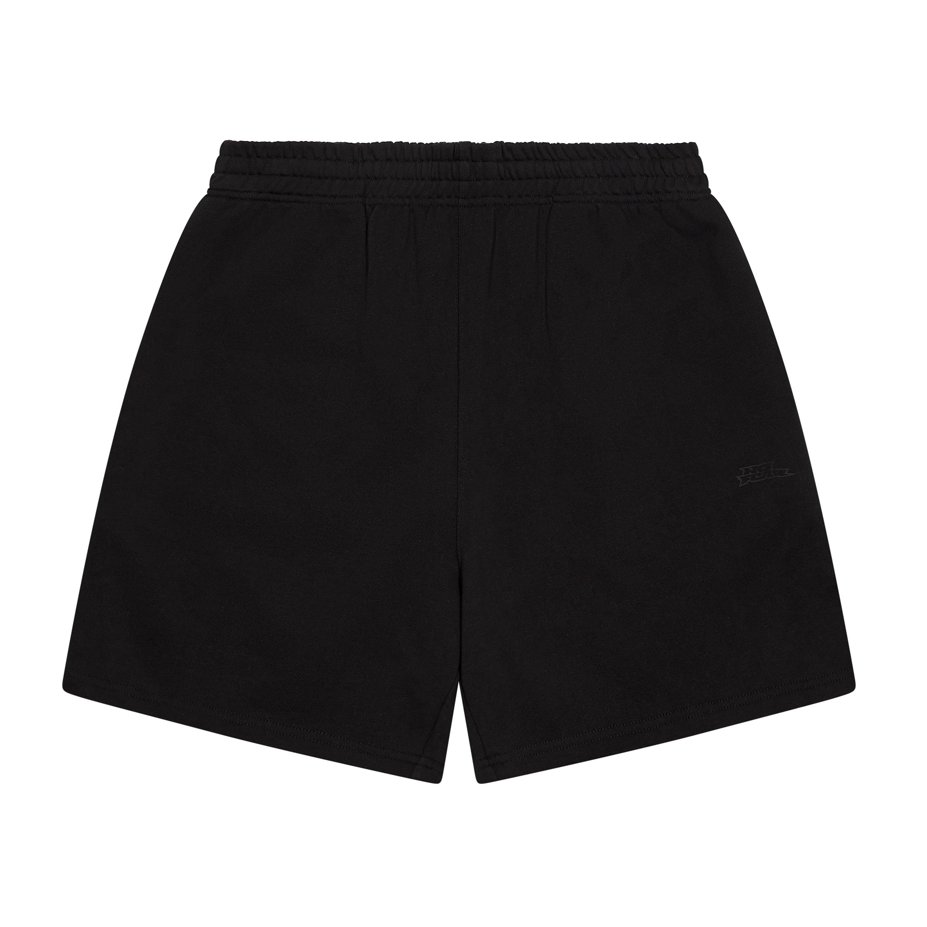 No Fear Men's Logo Fleece Shorts - Black - M