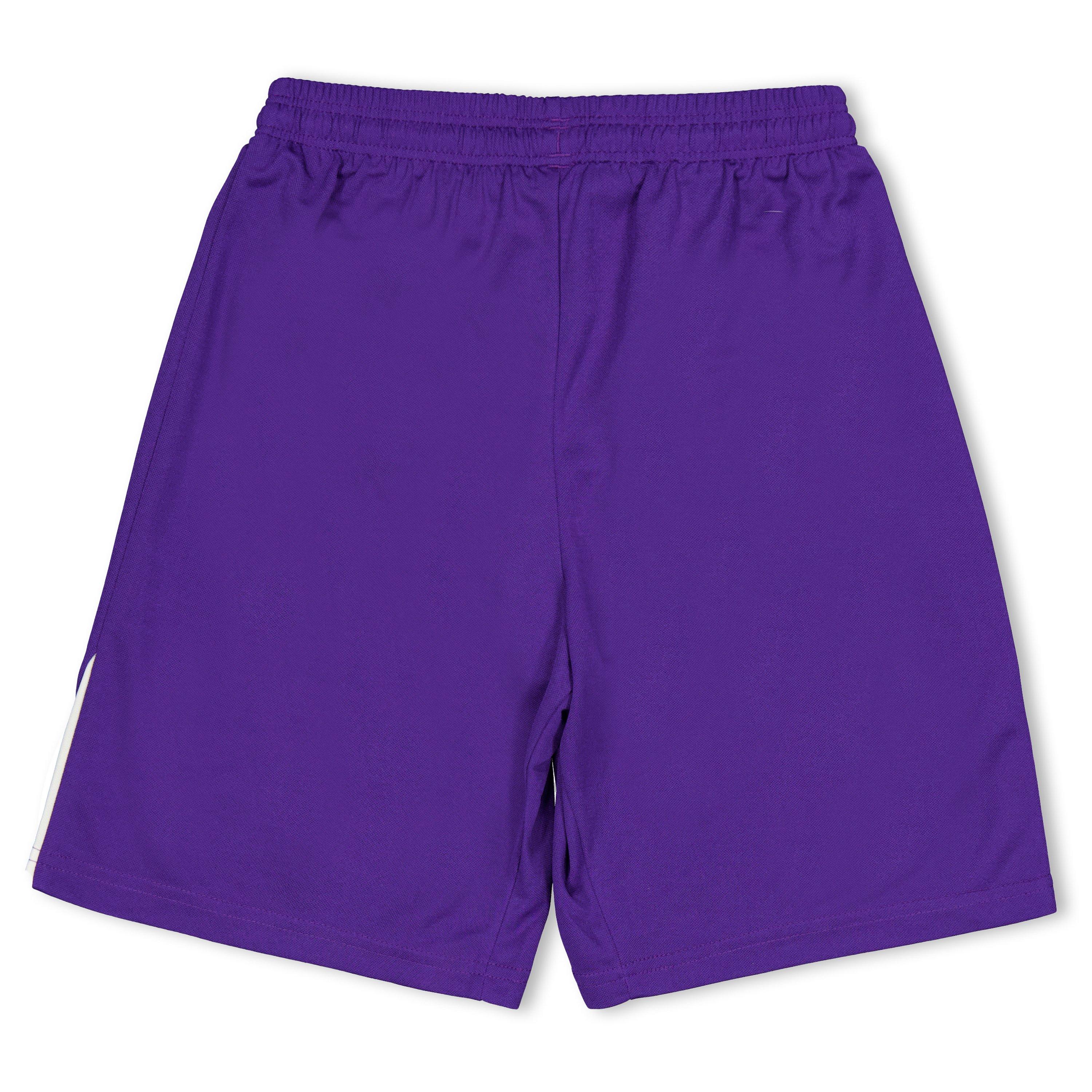 Purple - Puma - (F3) Fb Team Shorts With Brief Juniors - 2