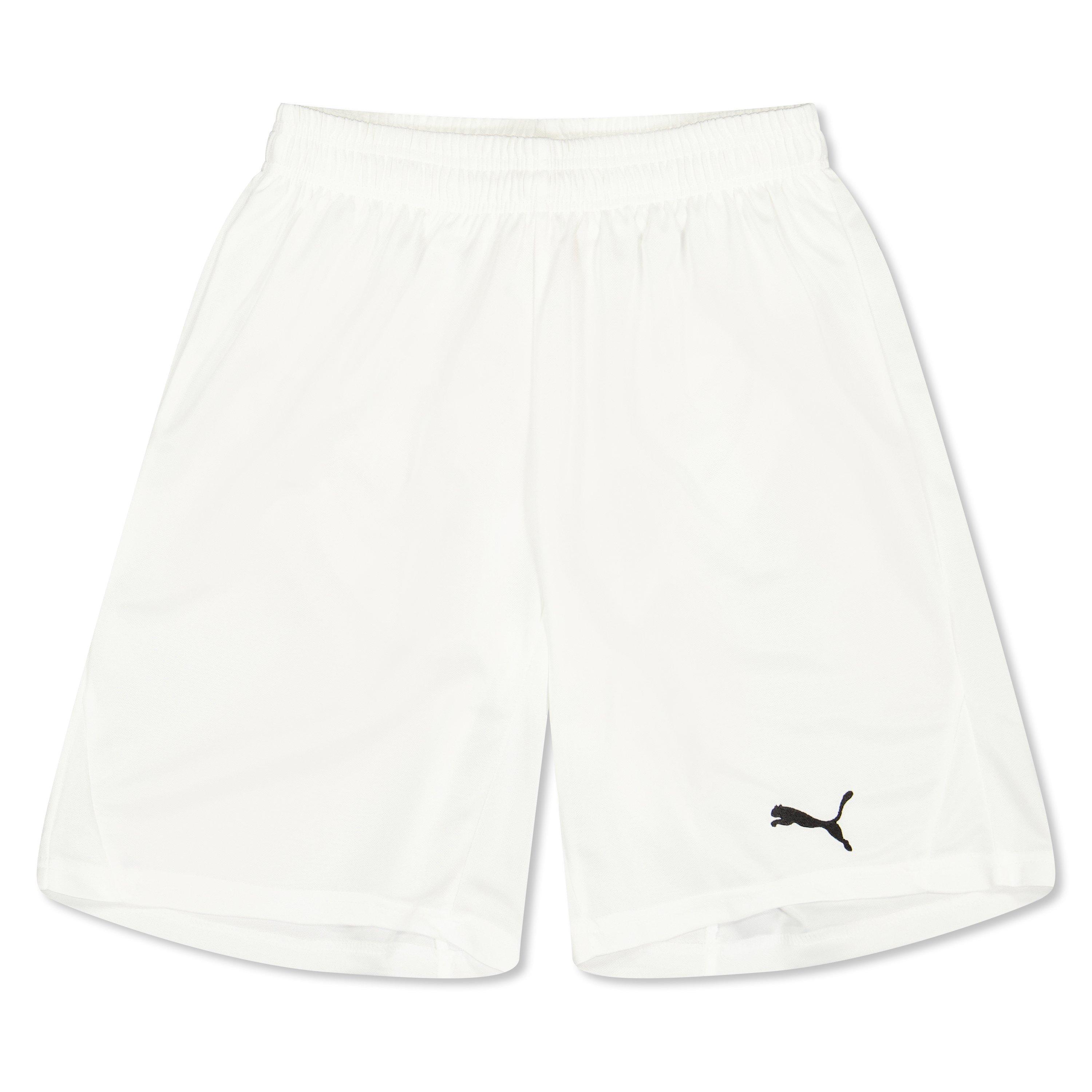 Puma  Kids (F3) Fb Team Shorts With Brief Juniors - White - 14 (2XL)
