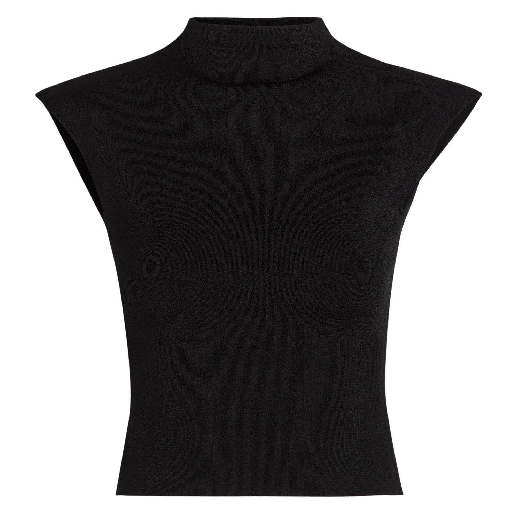 BLACK - Unknown - KNITTED SLEEVELESS TOP
