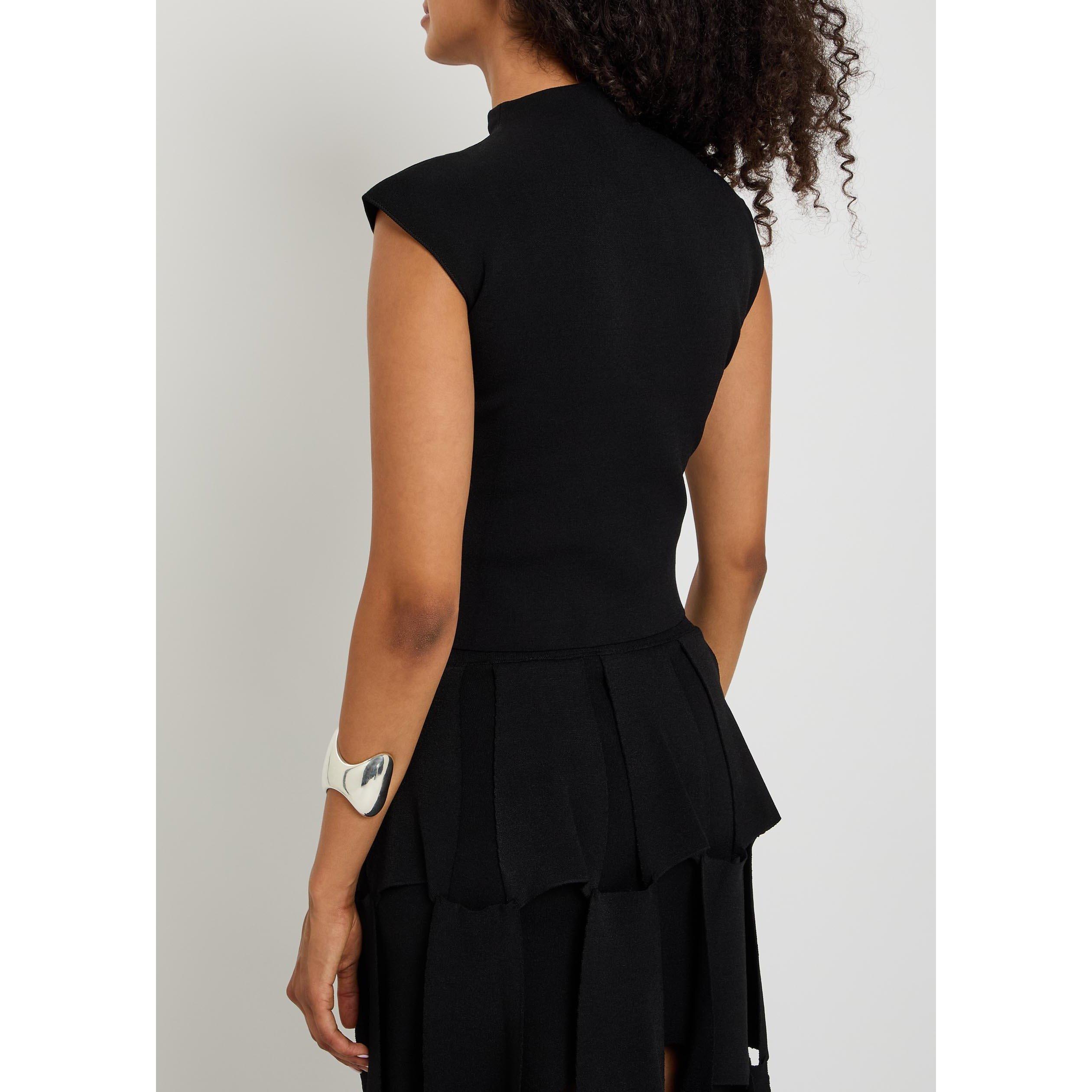 BLACK - Unknown - Women's Viscose Slim-Fit Sweater Vest - 3