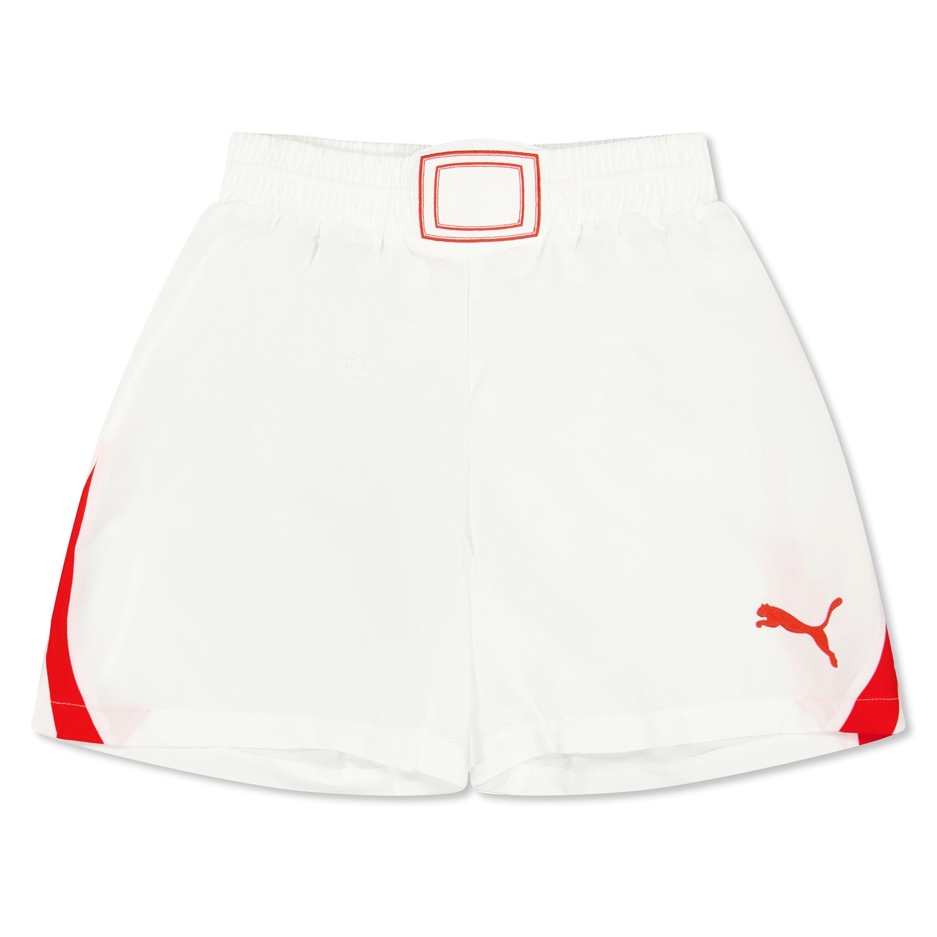 Puma  Kids (Fb) (5) Powercat 1.10 Shorts Juniors - White - 14 (2XL)