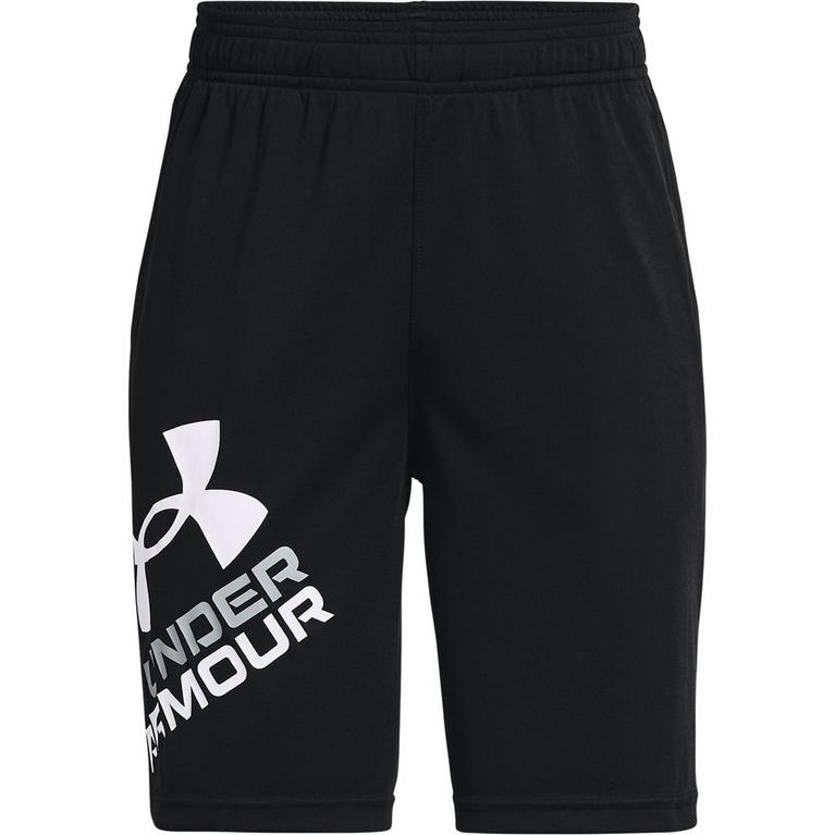 Noir/Blanc - Under Armour - UA Prototype 2 Logo Shorts Juniors - 1