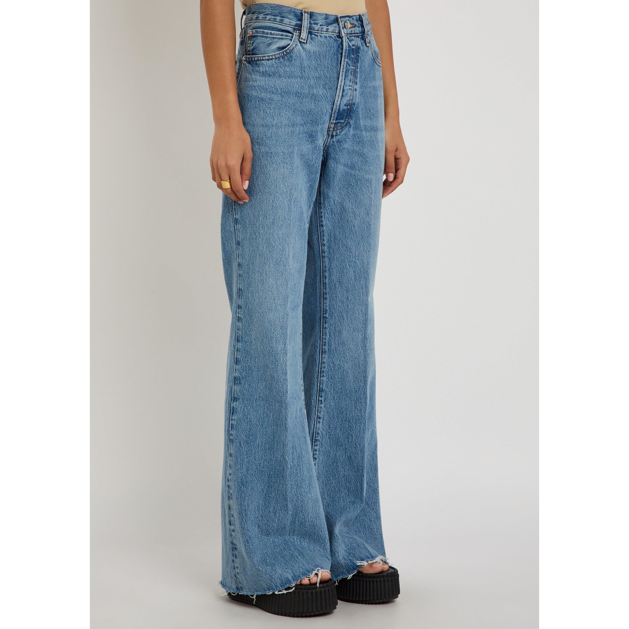 BLUE - Frame Denim - Women's The Lax Cotton Bootcut Jeans - 2