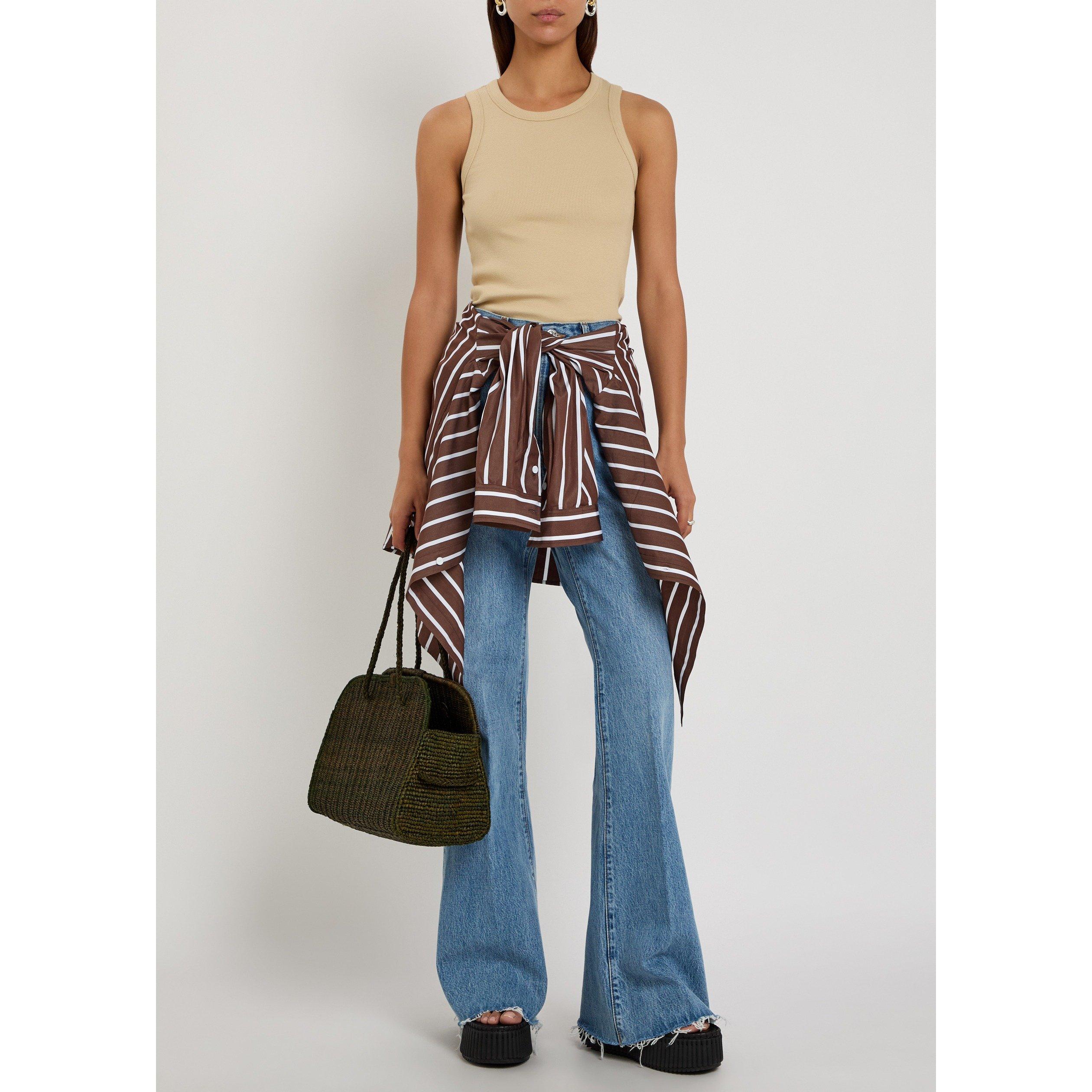 BLUE - Frame Denim - Women's The Lax Cotton Bootcut Jeans - 5
