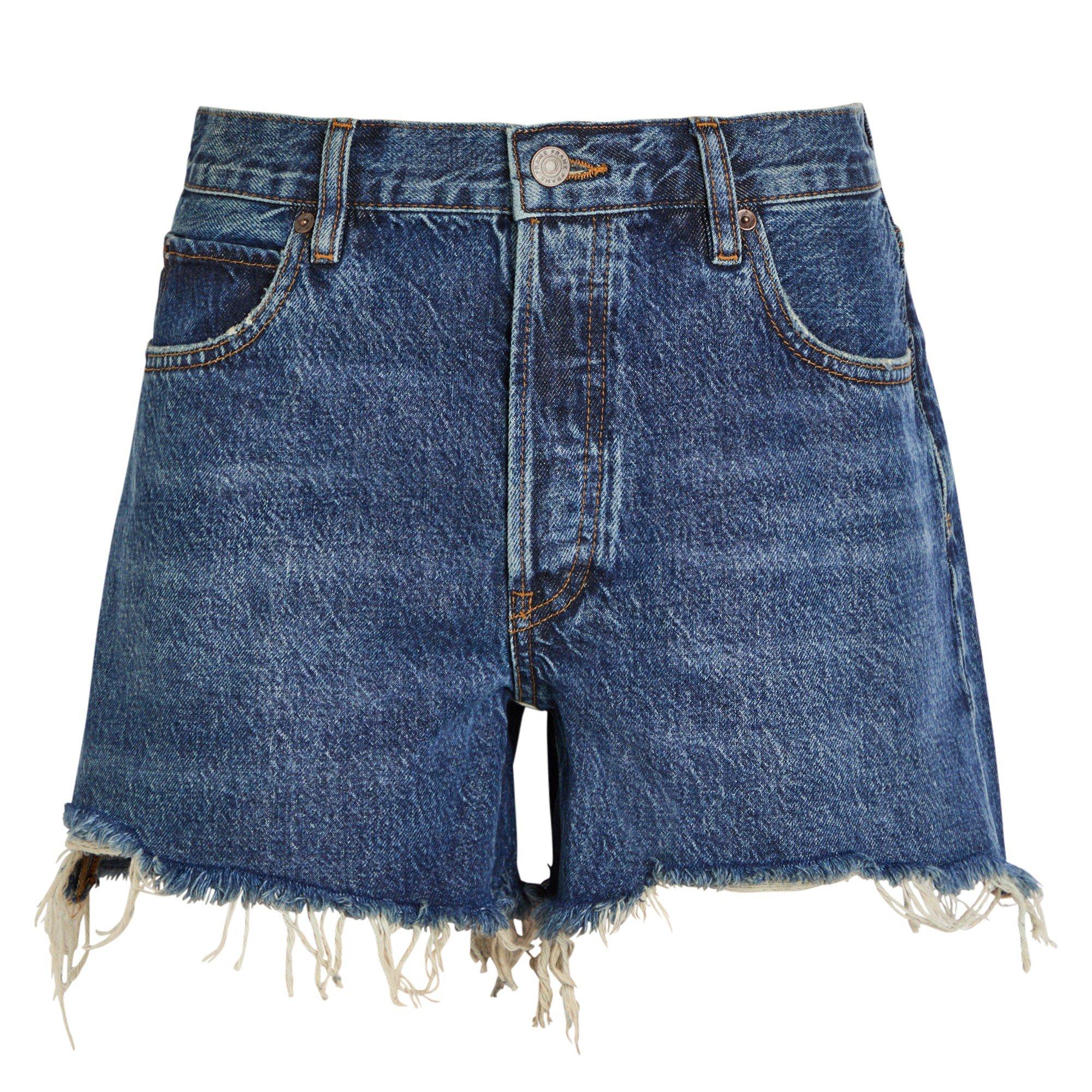 NAVY - Frame Denim - THE LONG HANG SHORT
