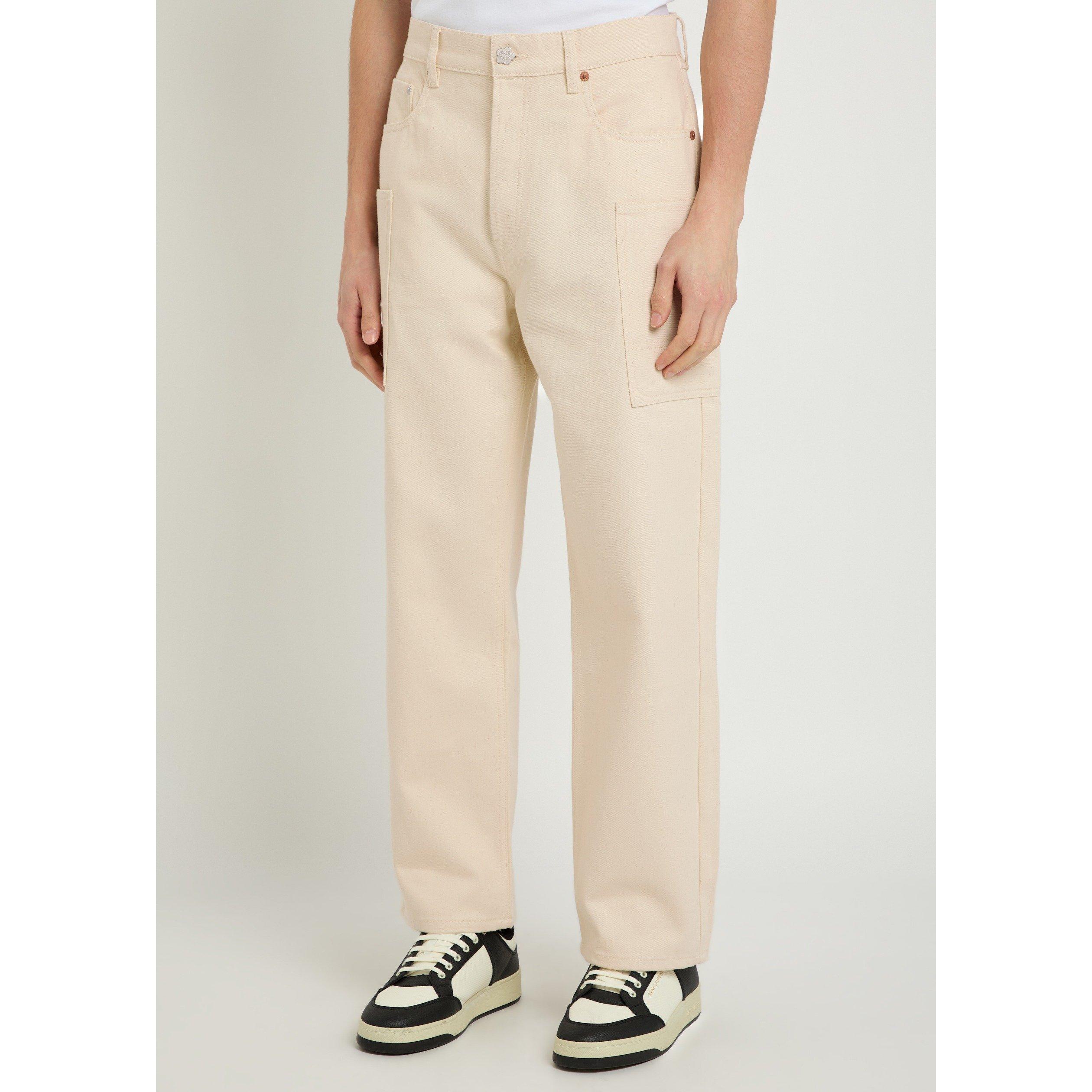 WHITE - Kenzo - KENZO CARGO MONKEY FIT JEANS - 2