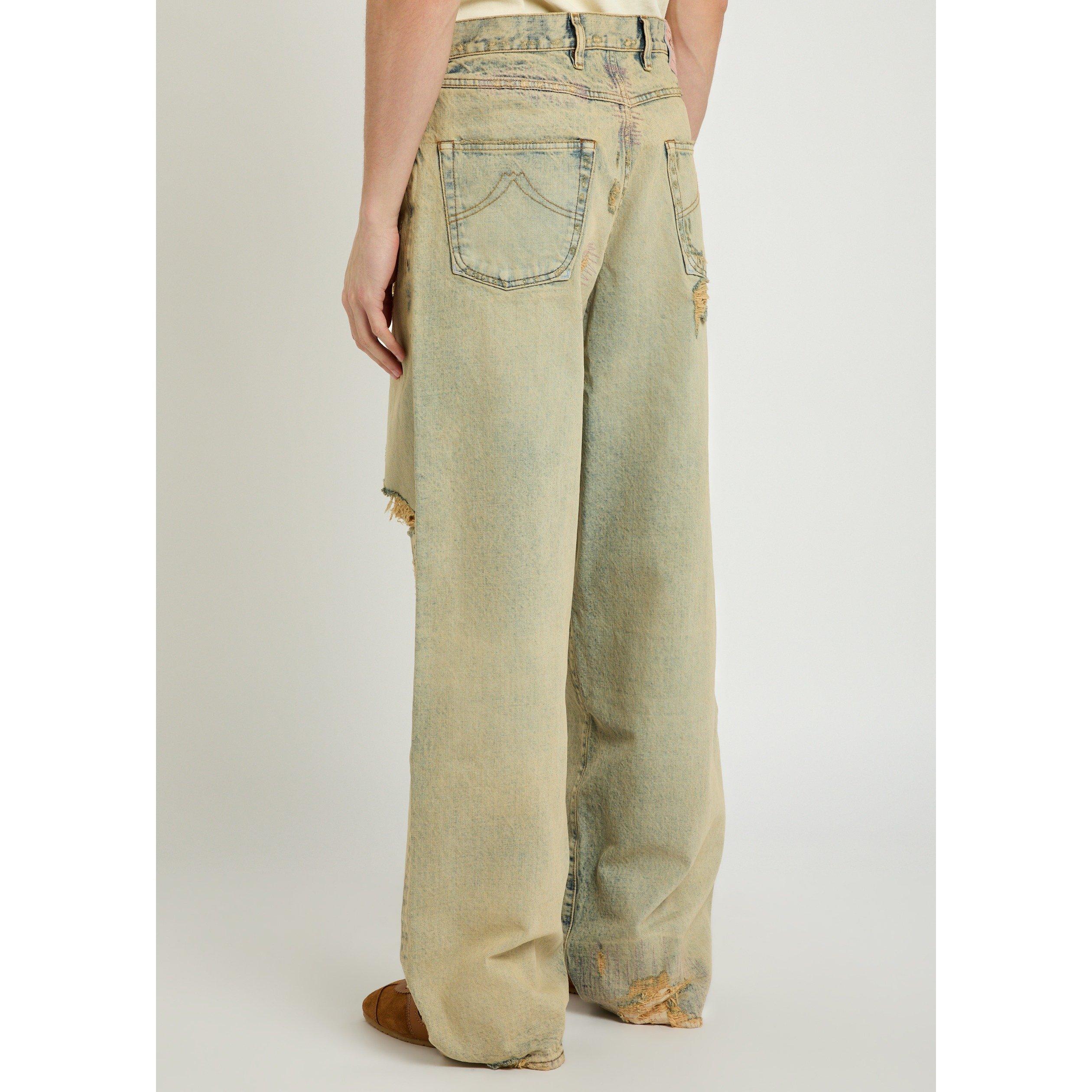 DENIM - Kenzo - KENZO TURN UP WIDE FIT JEANS - 3