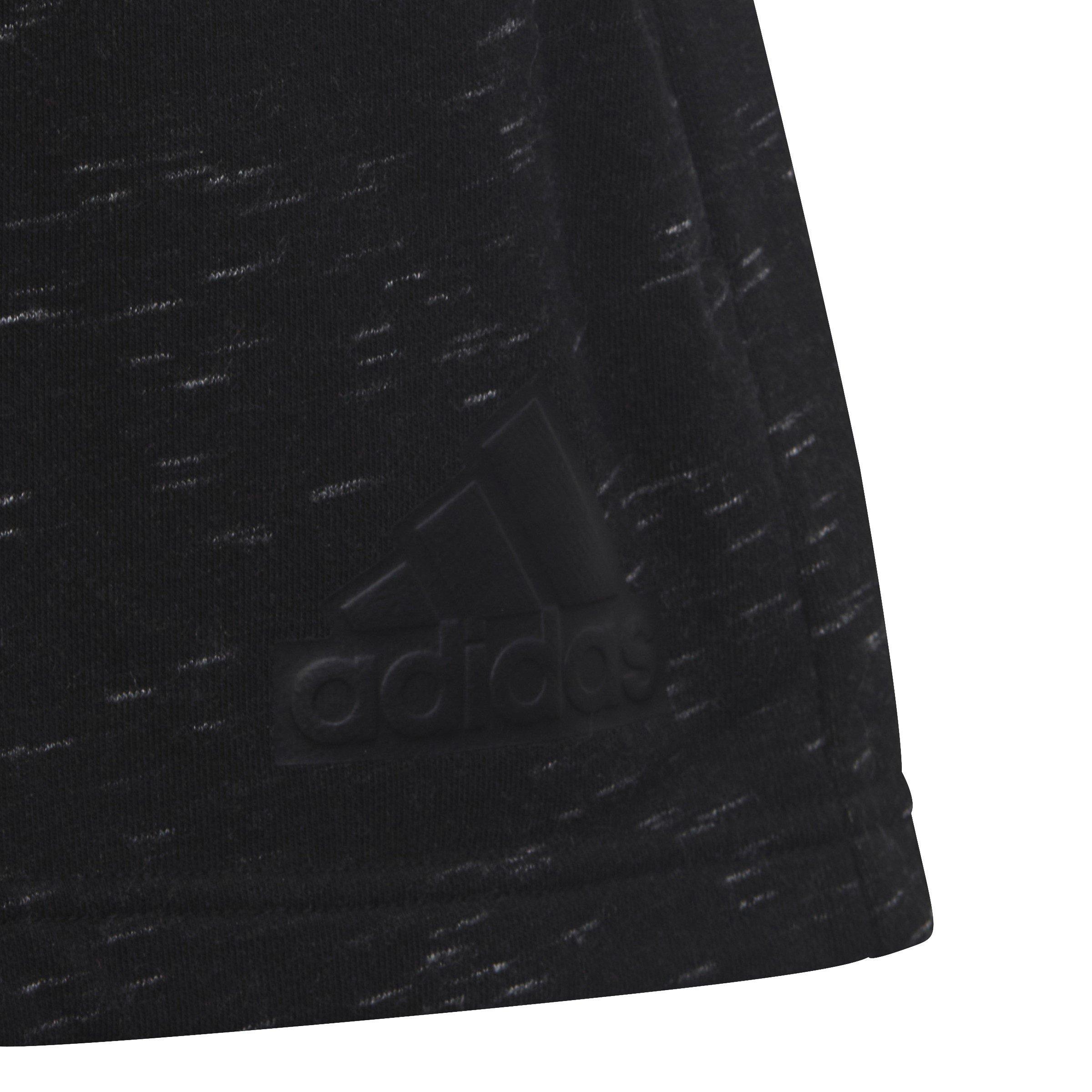 Schwarz Mel/Weiß - adidas - Future Icons Big Logo Shorts Juniors - 4